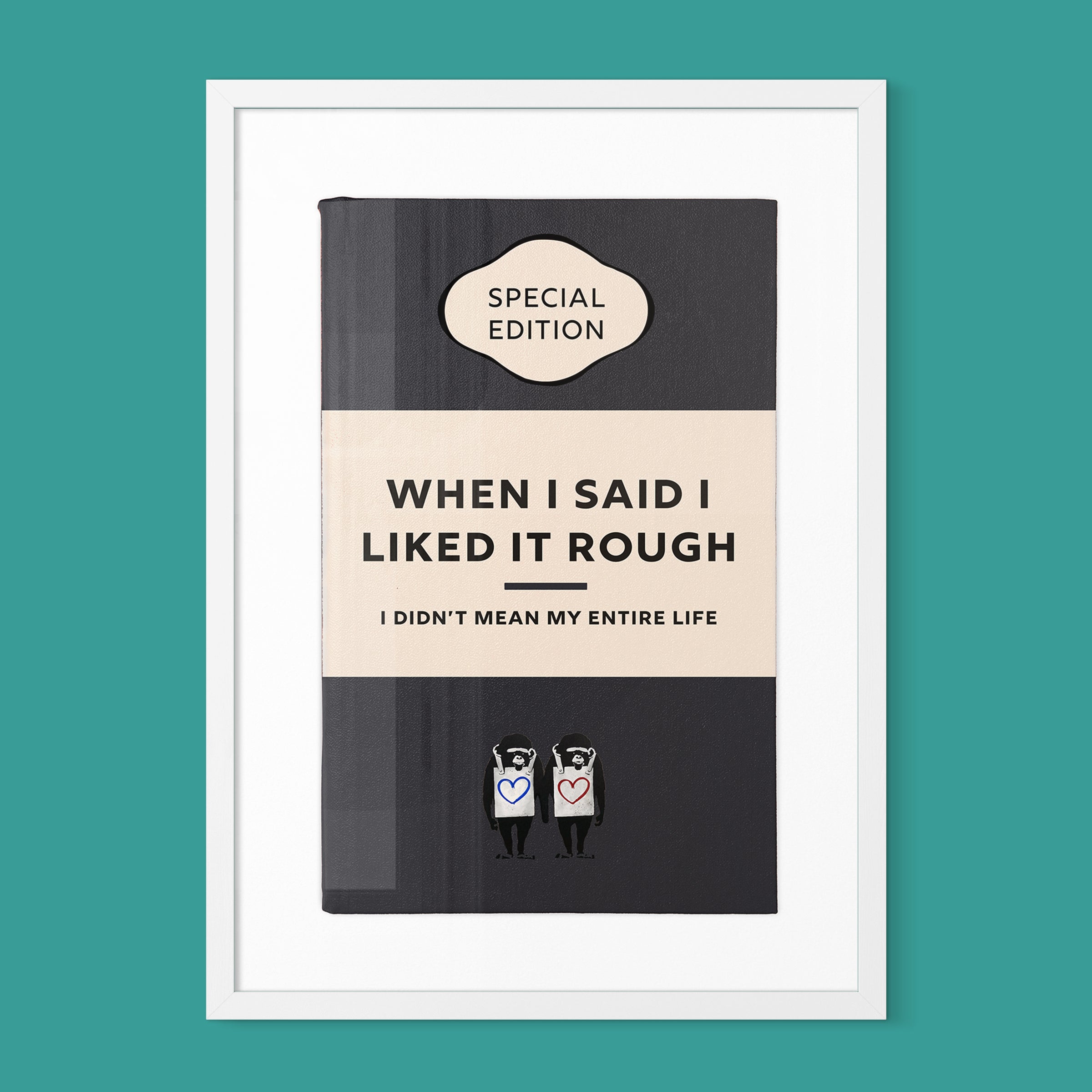 Personalised Book Cover Art Print (Classic Edition)