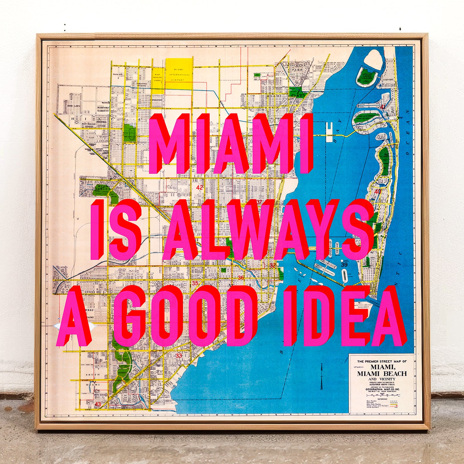 Custom Pop Art Map Print (Any Location)