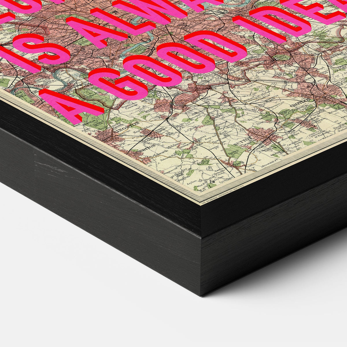 Premium box frame - black