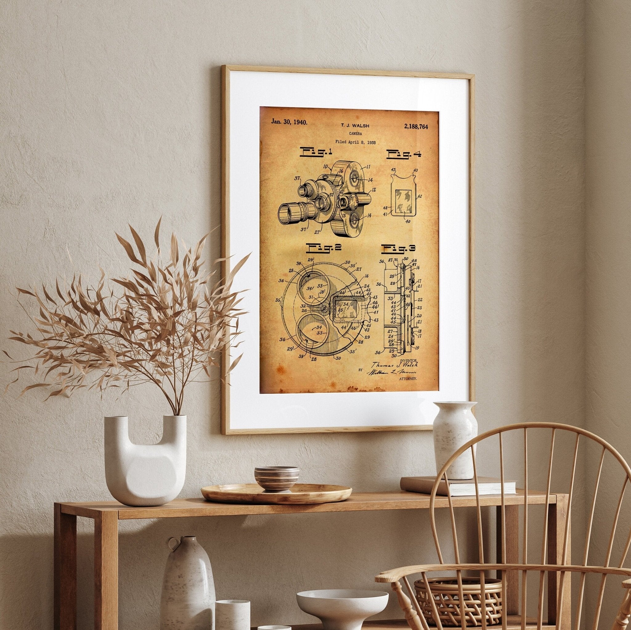 Camera Colour Filter 1940 Patent Print - Magic Posters