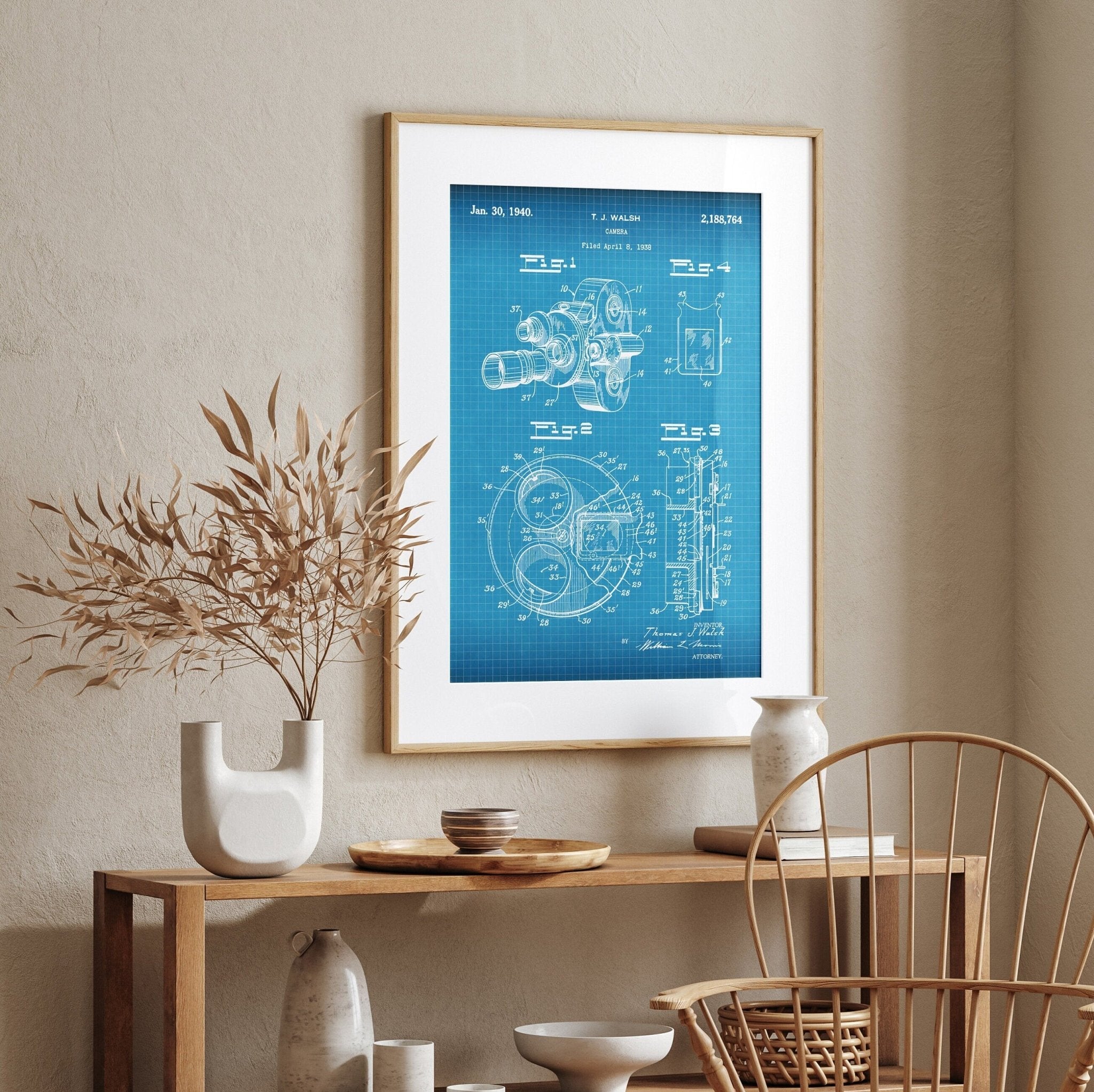 Camera Colour Filter 1940 Patent Print - Magic Posters