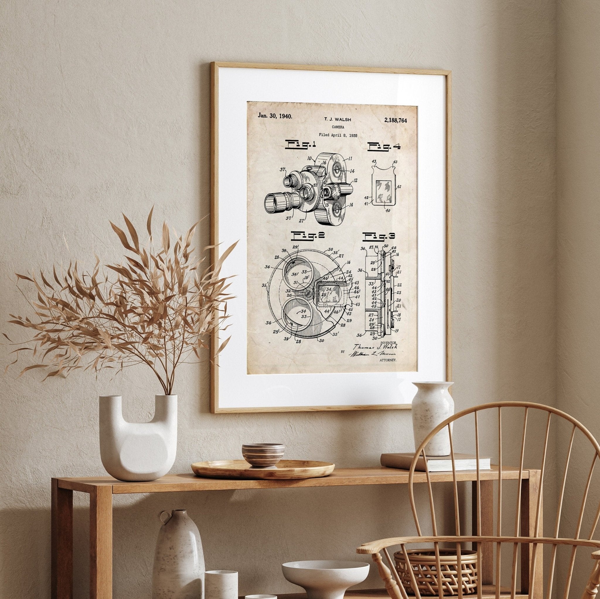 Camera Colour Filter 1940 Patent Print - Magic Posters