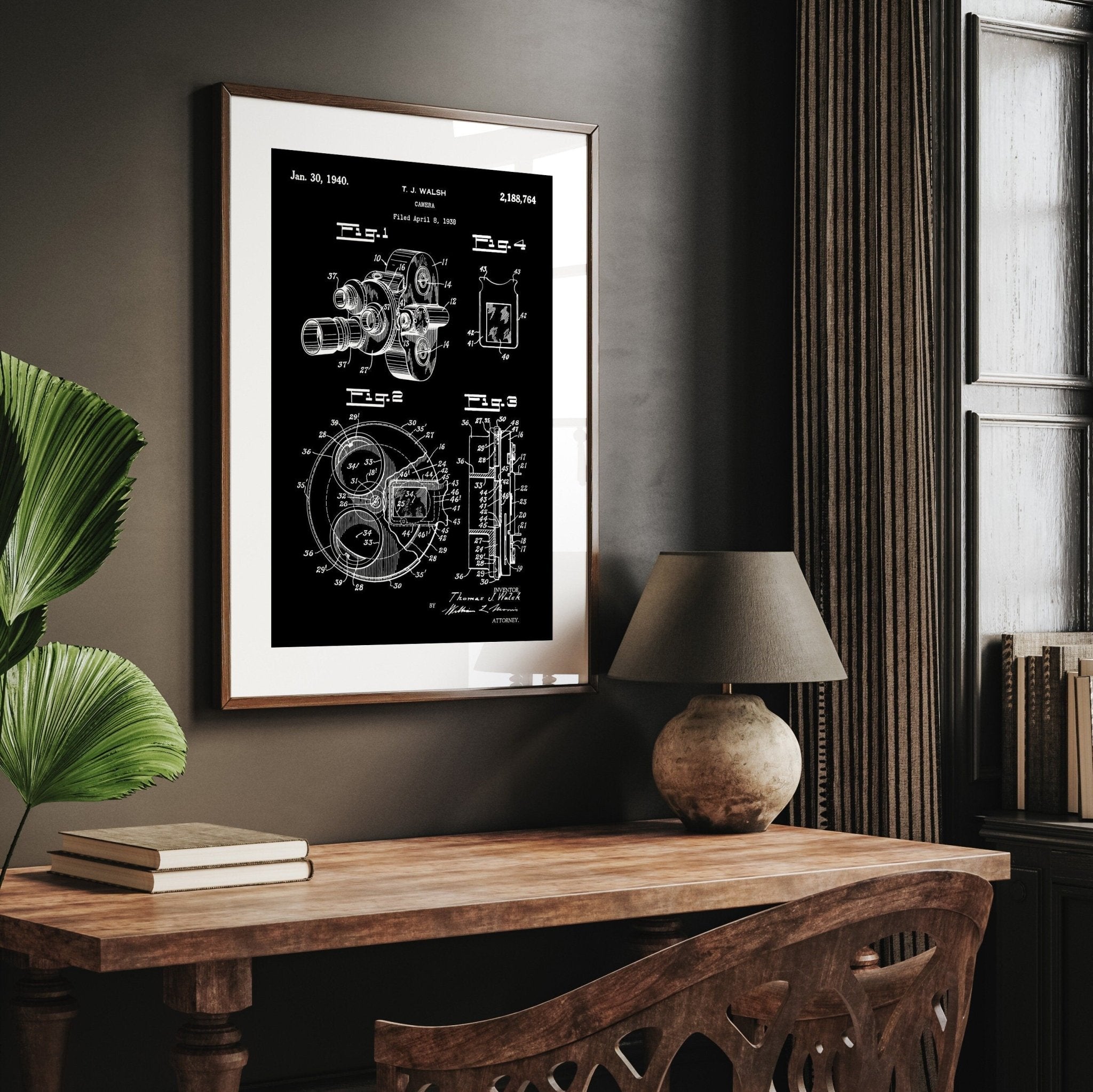 Camera Colour Filter 1940 Patent Print - Magic Posters