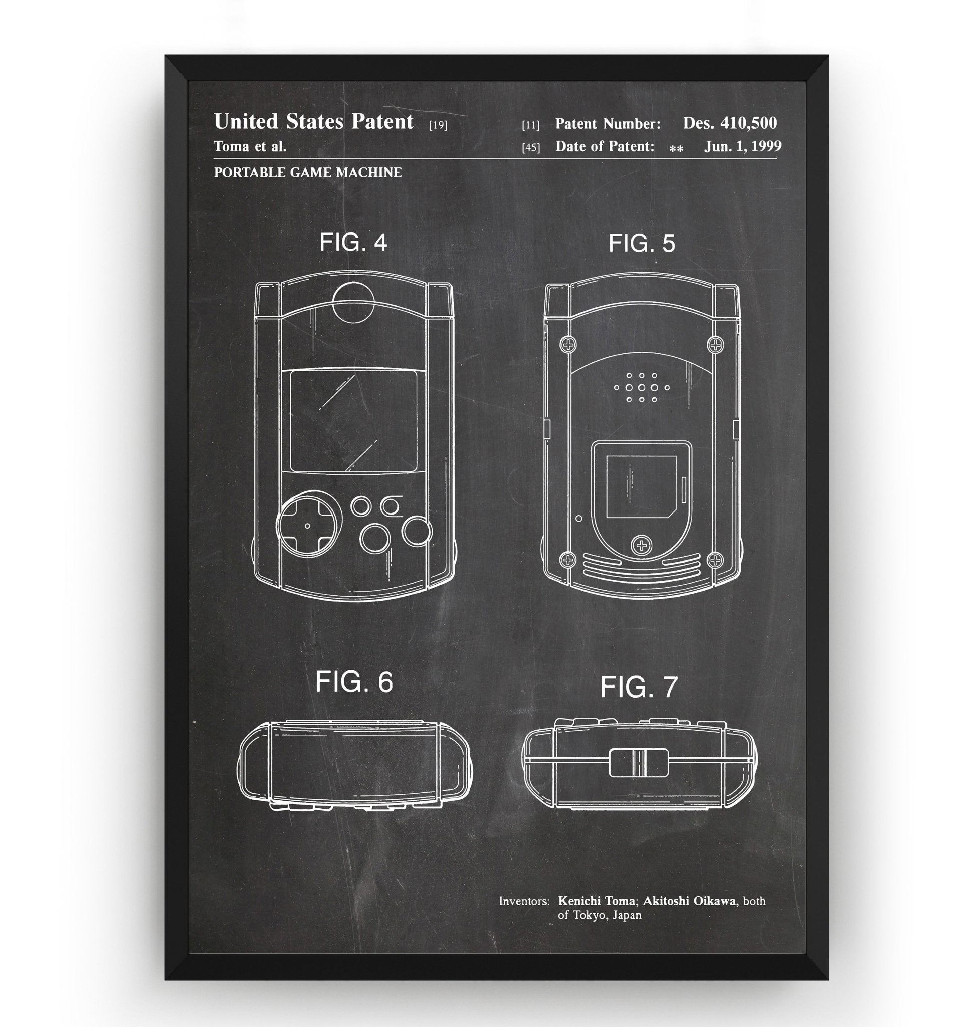 Dreamcast VMU 1999 Patent Print - Magic Posters