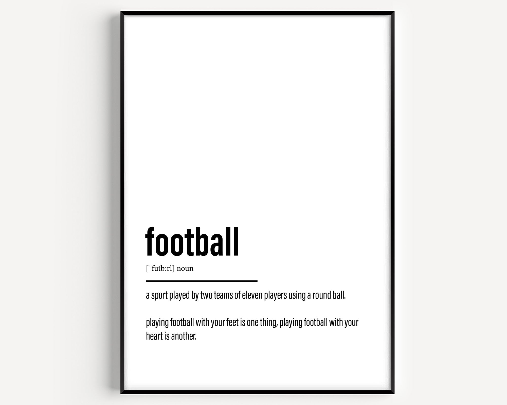 Football Definition Print - Magic Posters