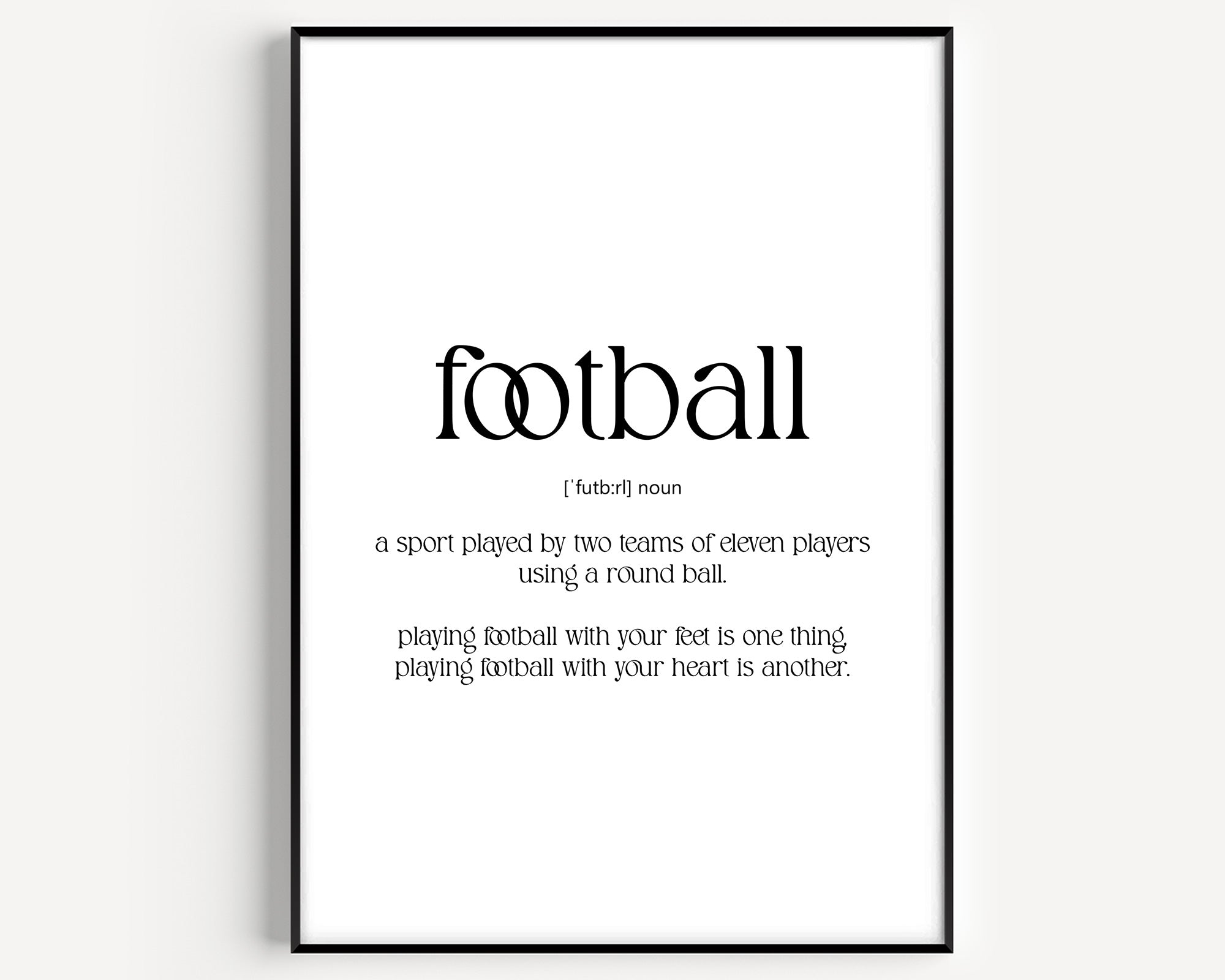 Football Definition Print - Magic Posters