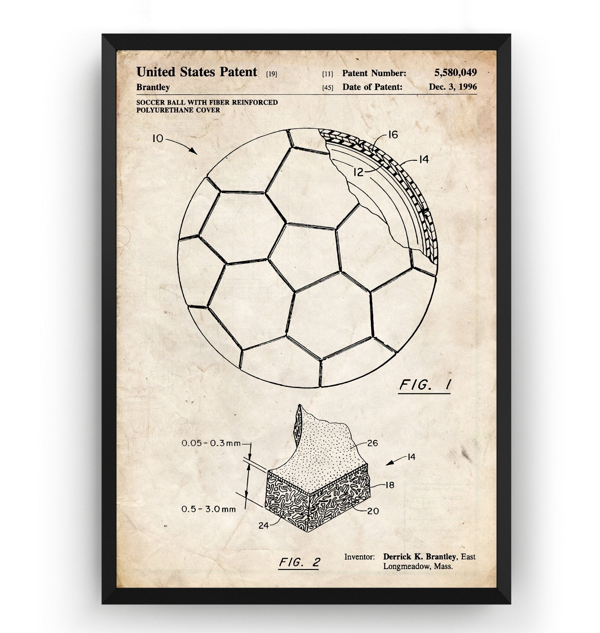 Football Patent Print - Magic Posters
