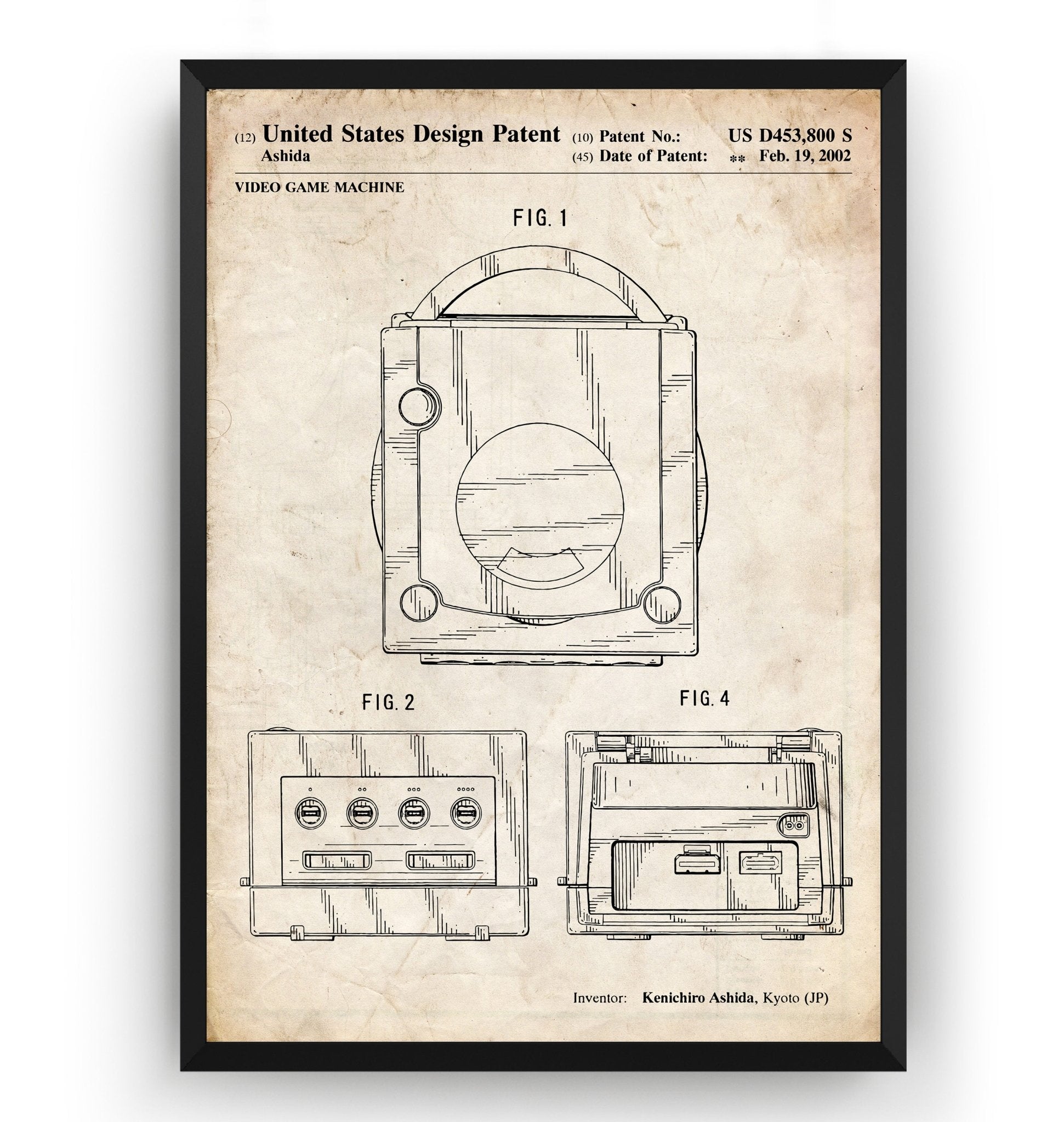 Gamecube 2002 Patent Print - Magic Posters