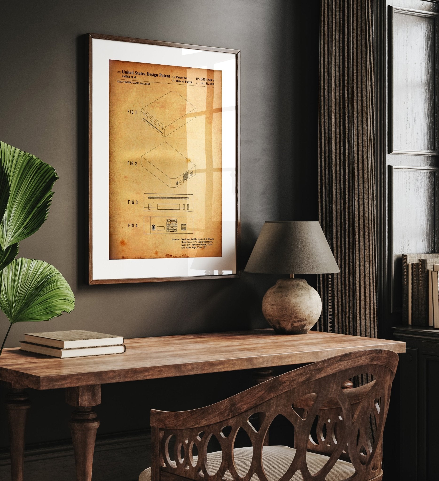 Games Console 2006 Patent Print - Magic Posters