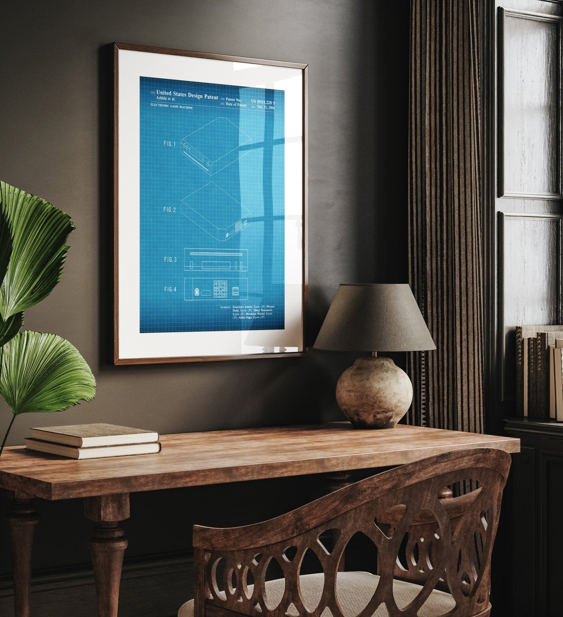 Games Console 2006 Patent Print - Magic Posters