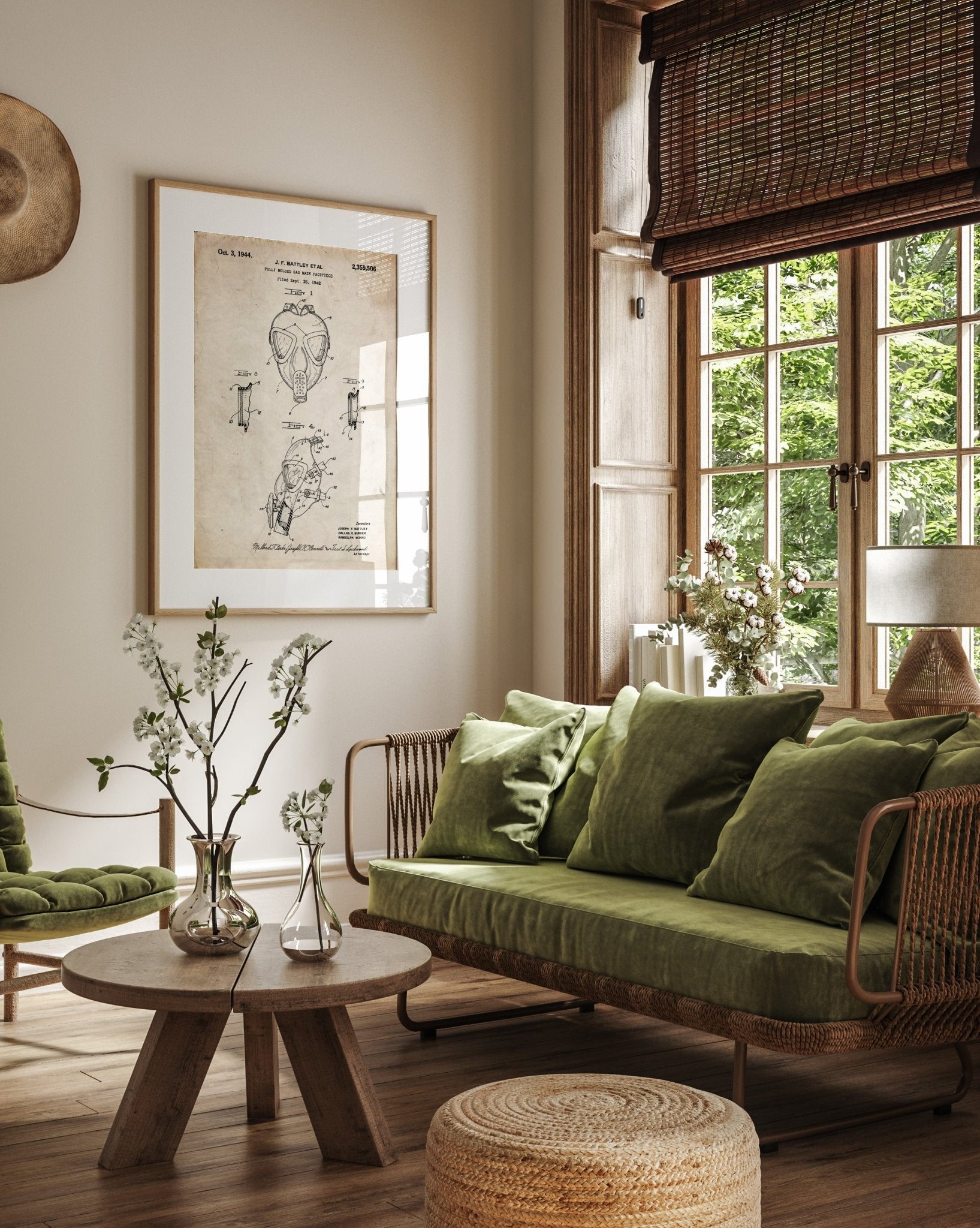 Gas Mask 1944 Patent Print - Magic Posters