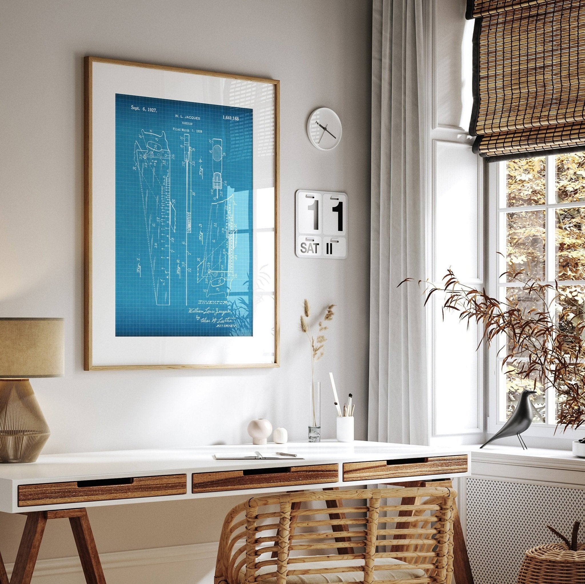 Handsaw 1927 Patent Print - Magic Posters