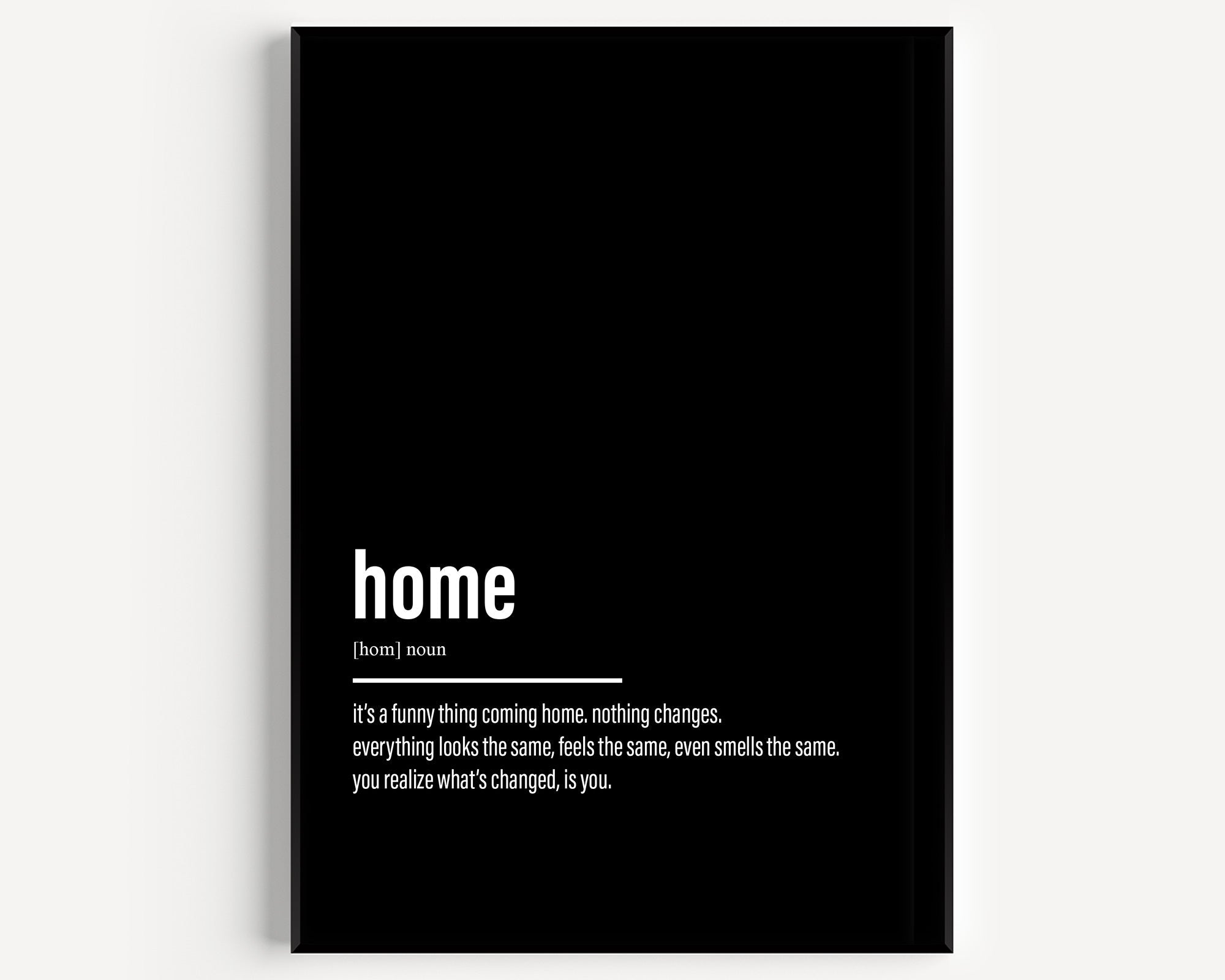 Home Definition Print - Version 2 - Magic Posters