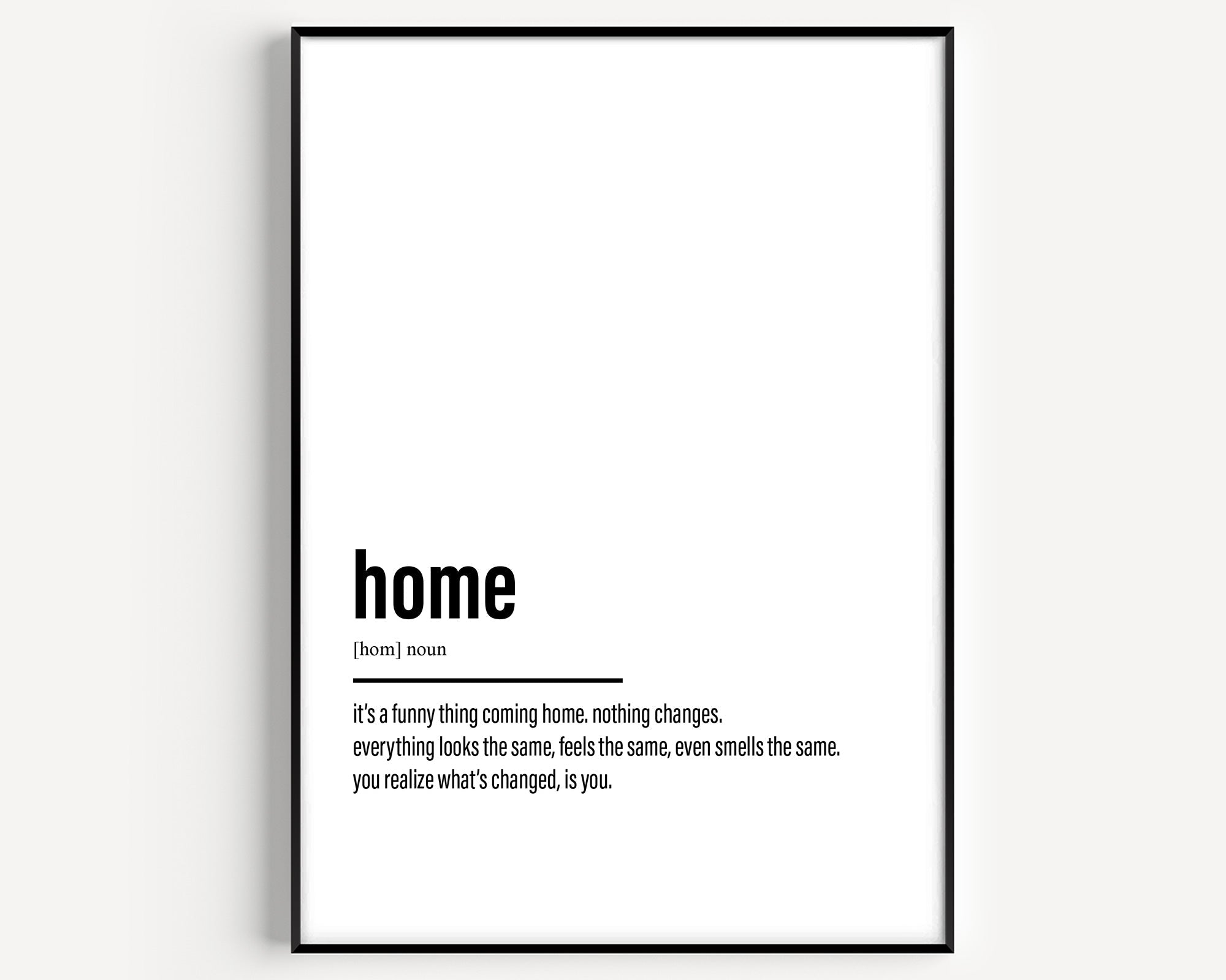 Home Definition Print - Version 2 - Magic Posters