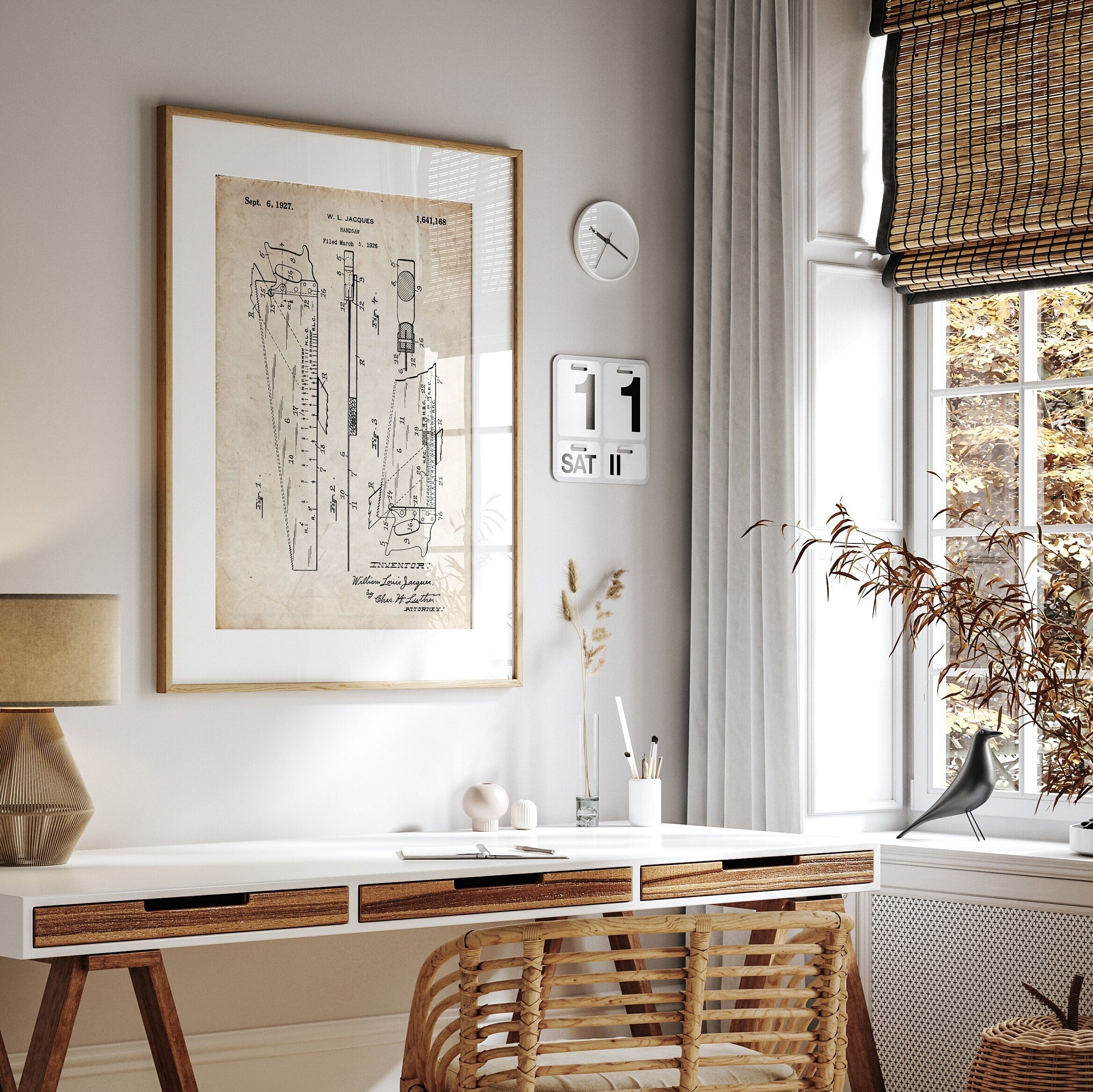 Handsaw 1927 Patent Print - Magic Posters