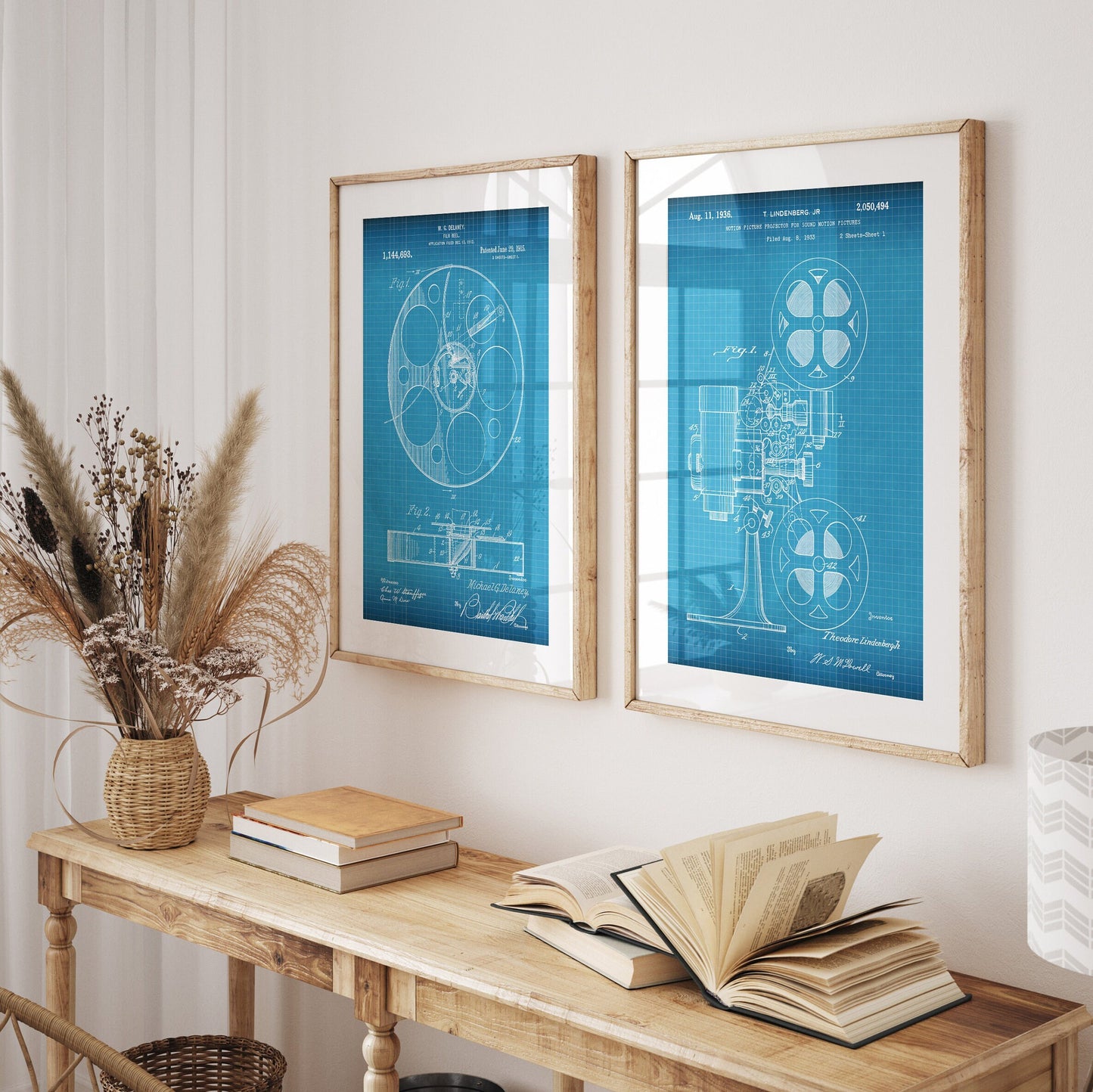 Cinema Set Of 2 Patent Prints - Magic Posters
