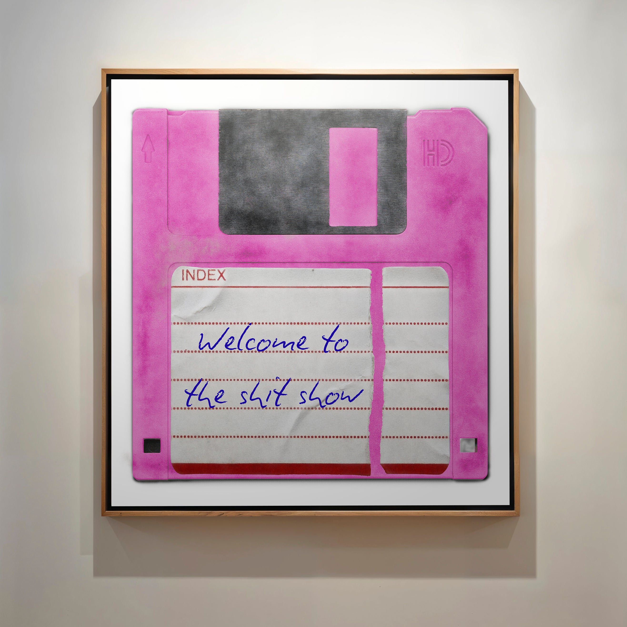 Personalised Floppy Disk Pop Art Print - Magic Posters