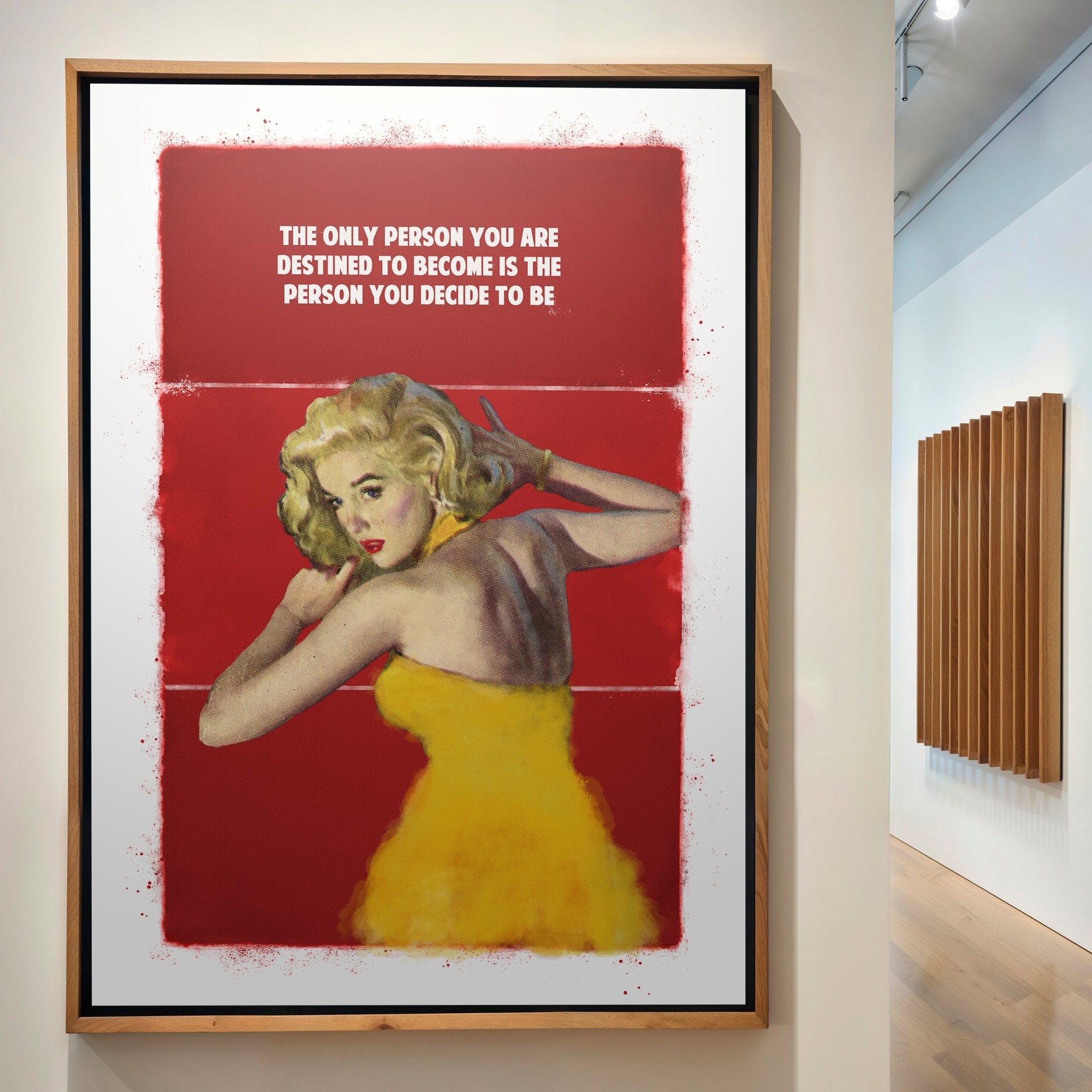 Limited Edition James Robins Destined To Become Print - Red - Magic Posters