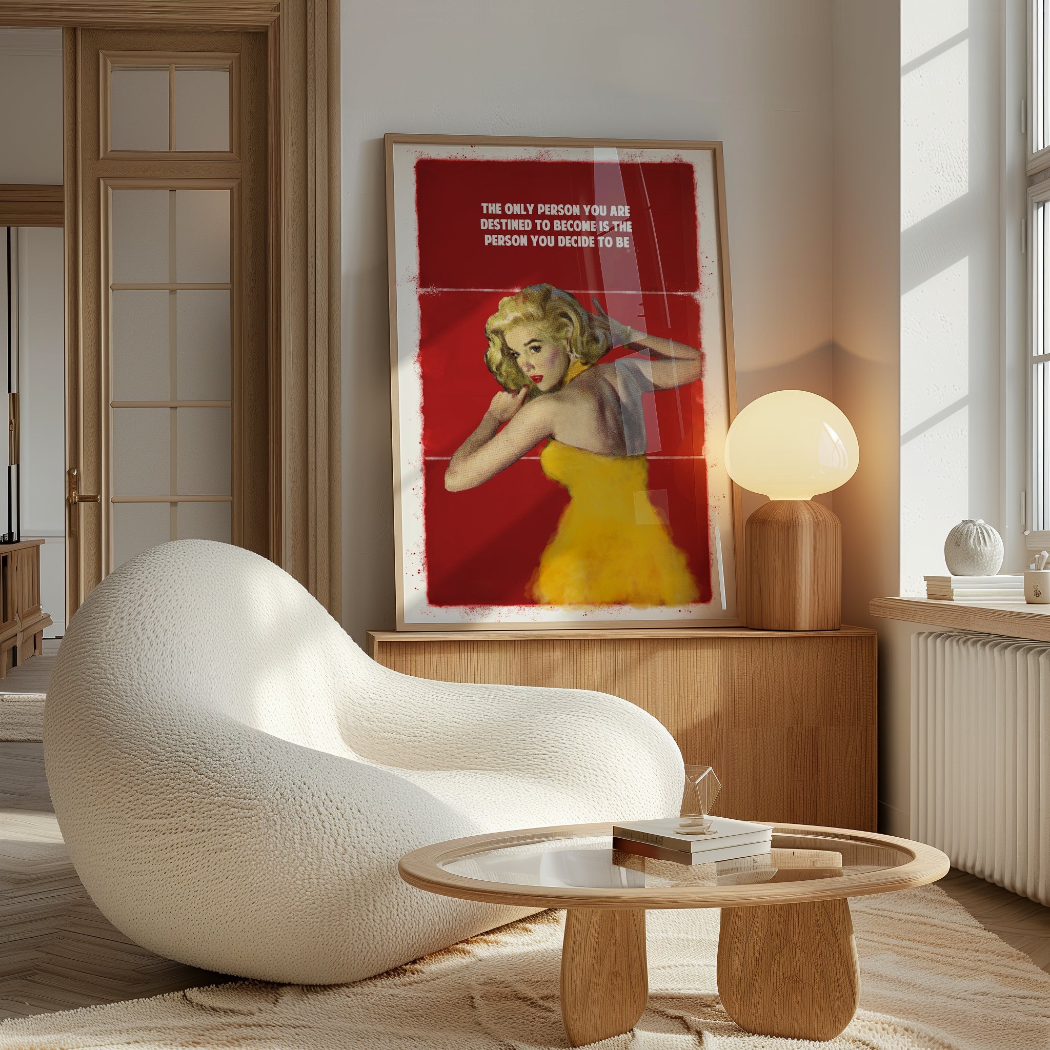 Limited Edition James Robins Destined To Become Print - Red - Magic Posters