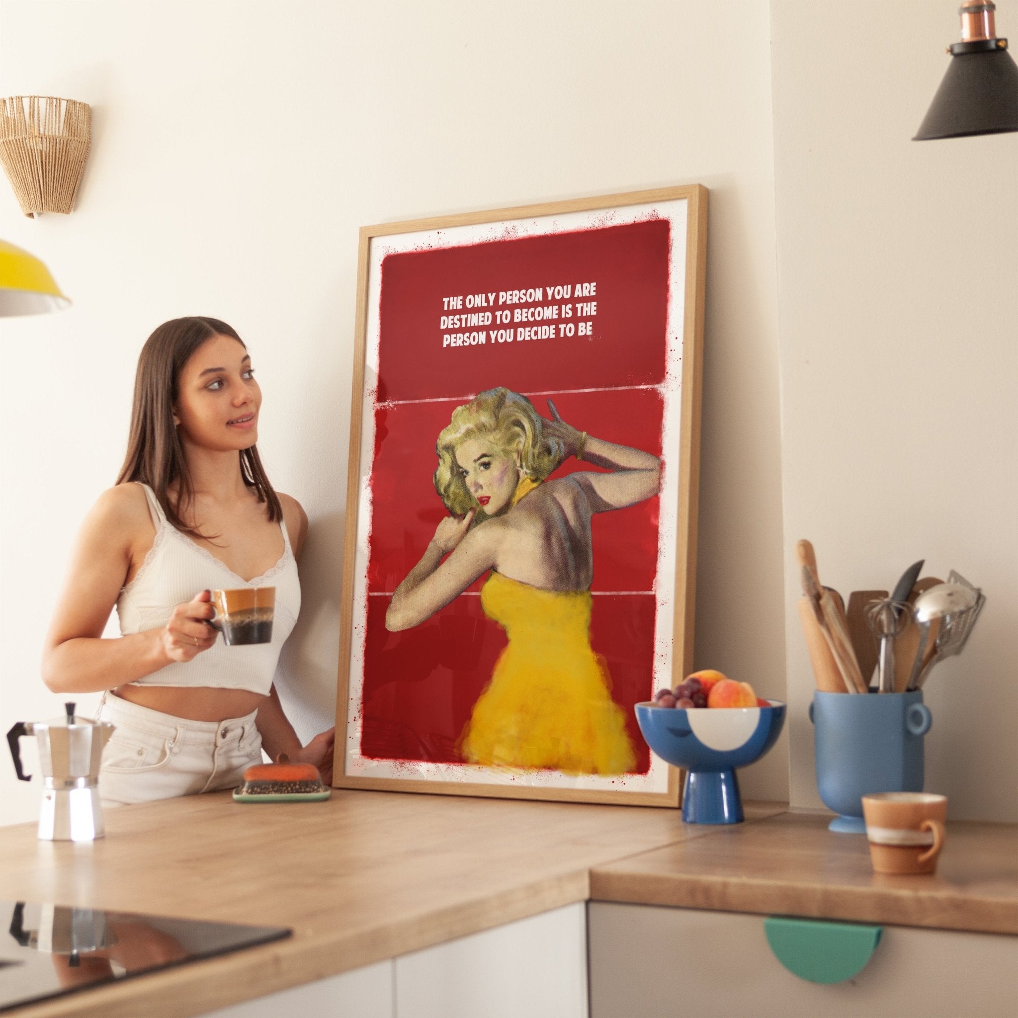 Limited Edition James Robins Destined To Become Print - Red - Magic Posters