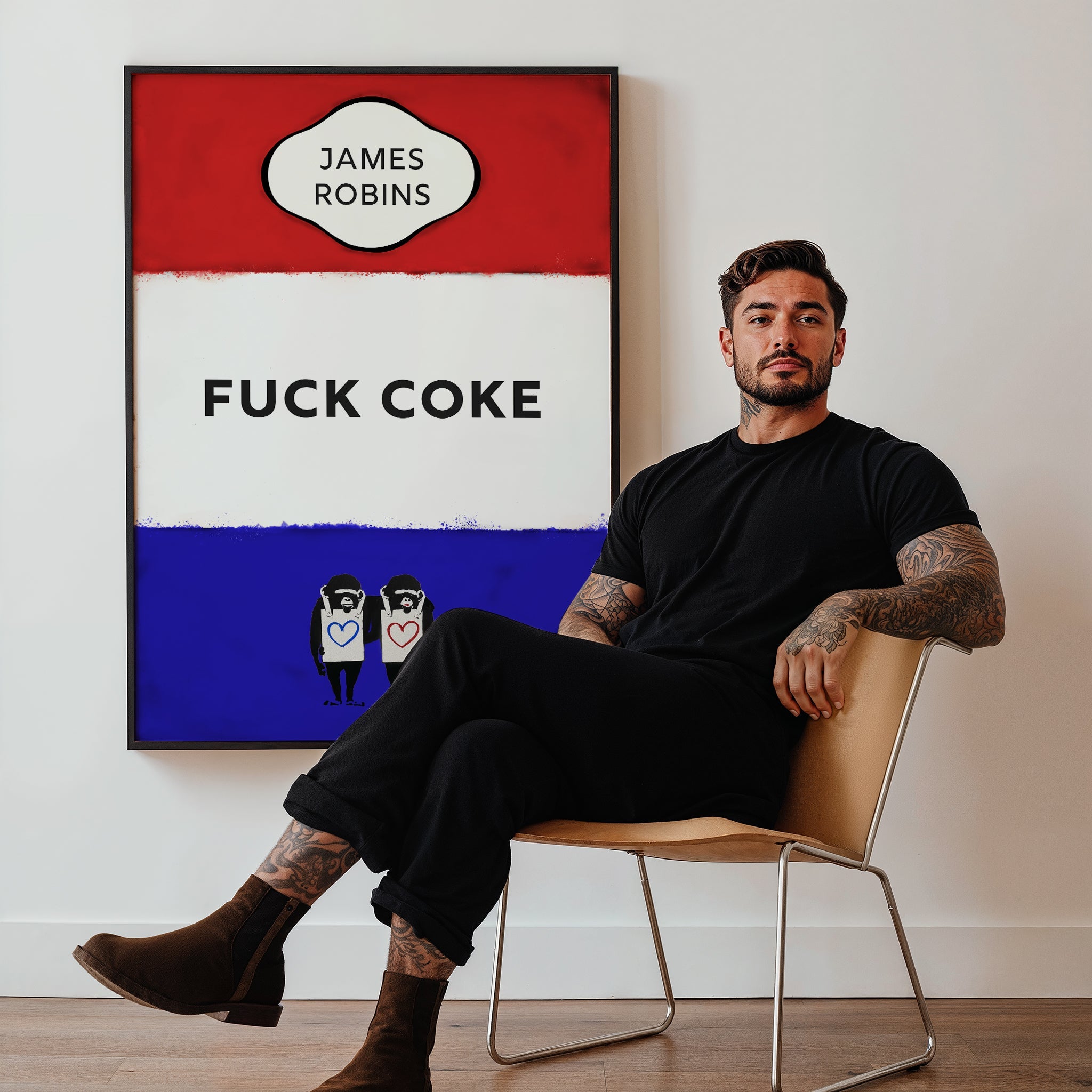 Limited Edition James Robins Fuck Coke Print - Magic Posters