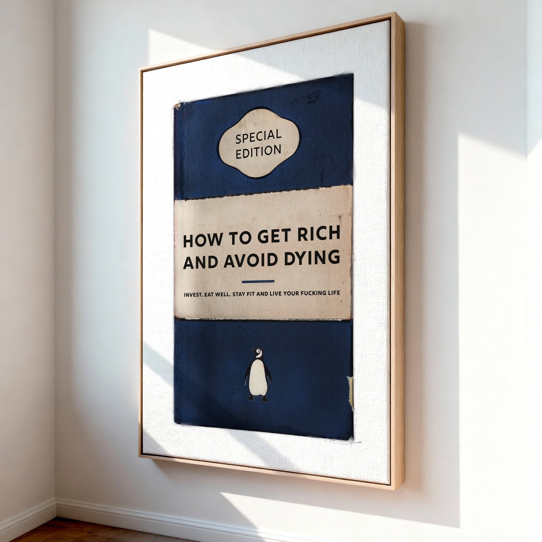 Limited Edition James Robins How To Get Rich And Avoid Dying Print - Magic Posters