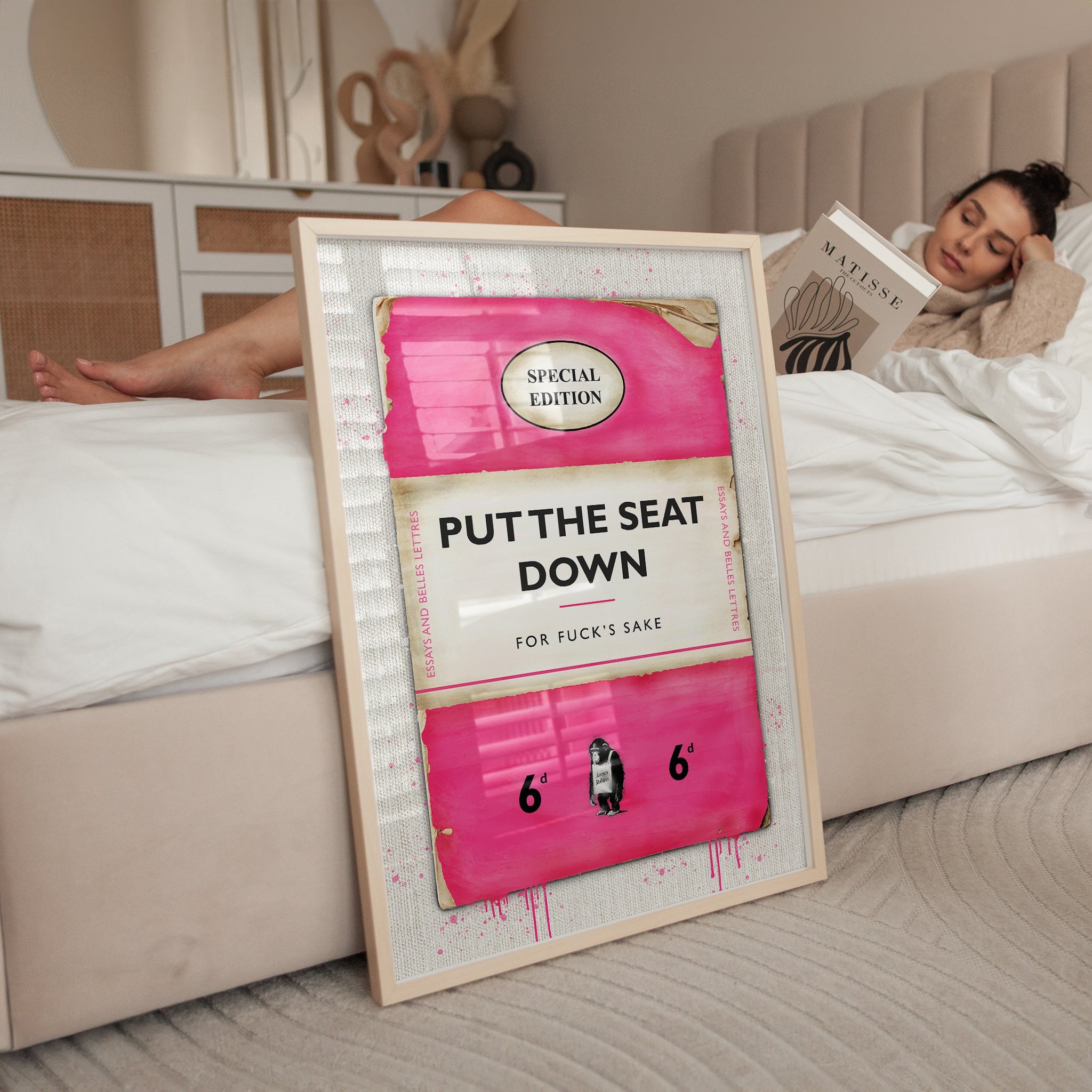 Limited Edition James Robins Put The Seat Down Print - Magic Posters