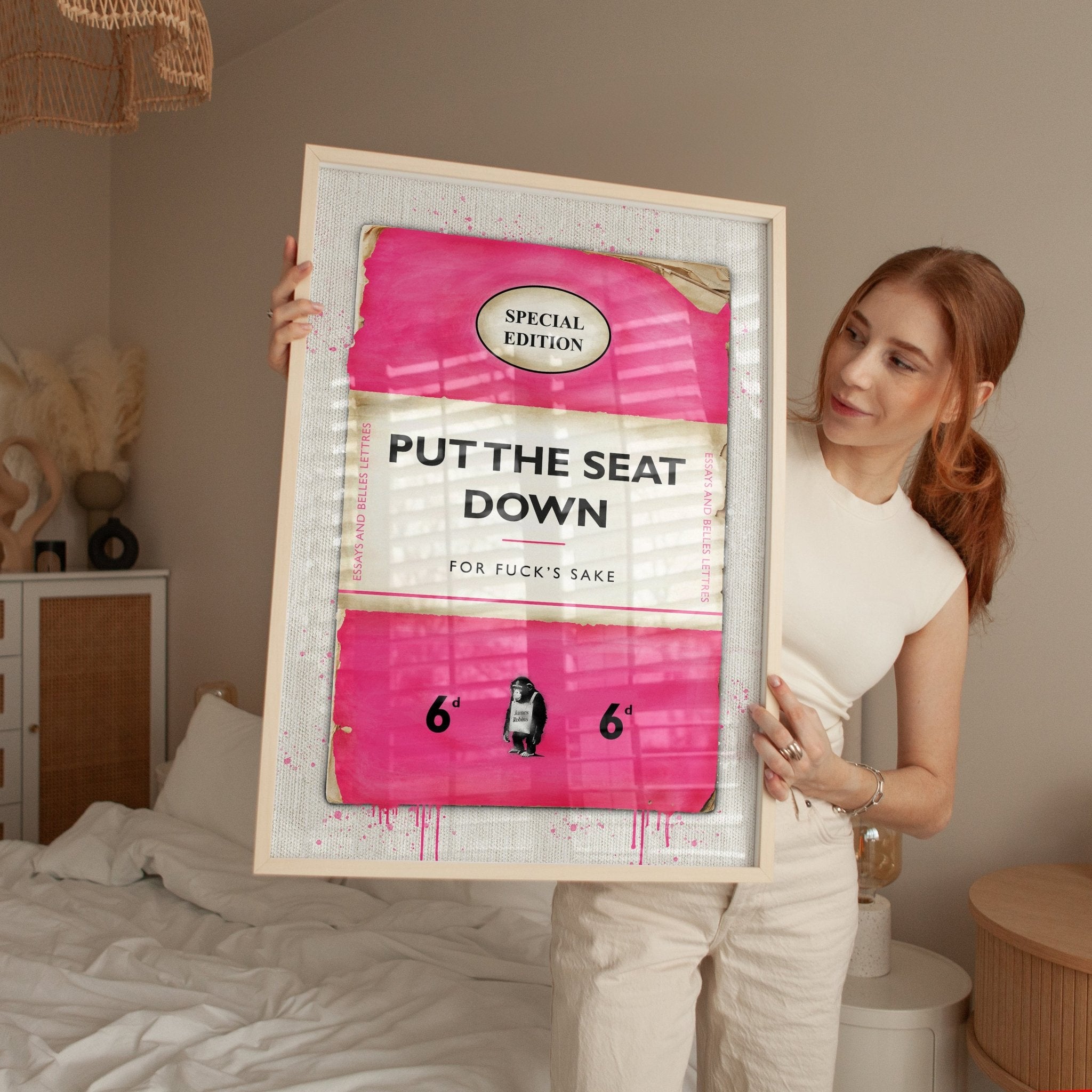 Limited Edition James Robins Put The Seat Down Print - Magic Posters