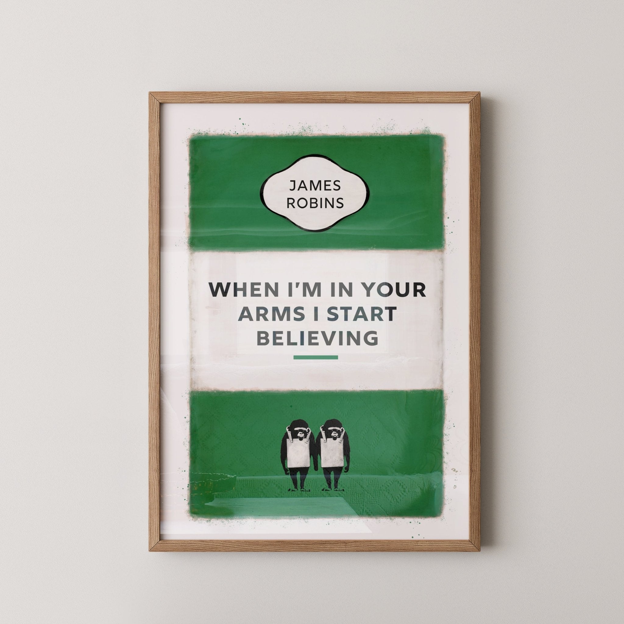 Limited Edition James Robins When I'm In Your Arms Print - Magic Posters