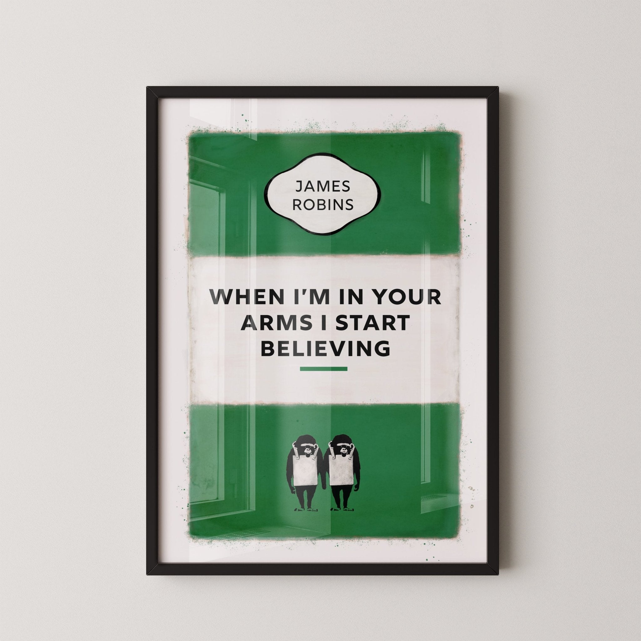 Limited Edition James Robins When I'm In Your Arms Print - Magic Posters