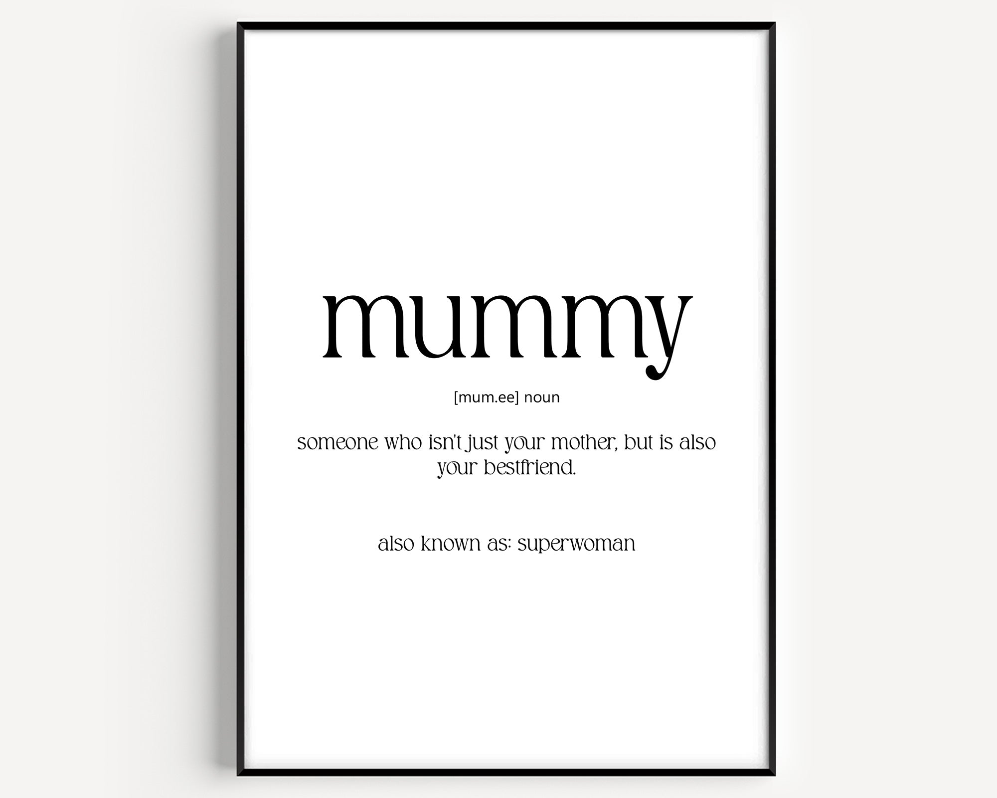 Mummy Definition Print - Magic Posters