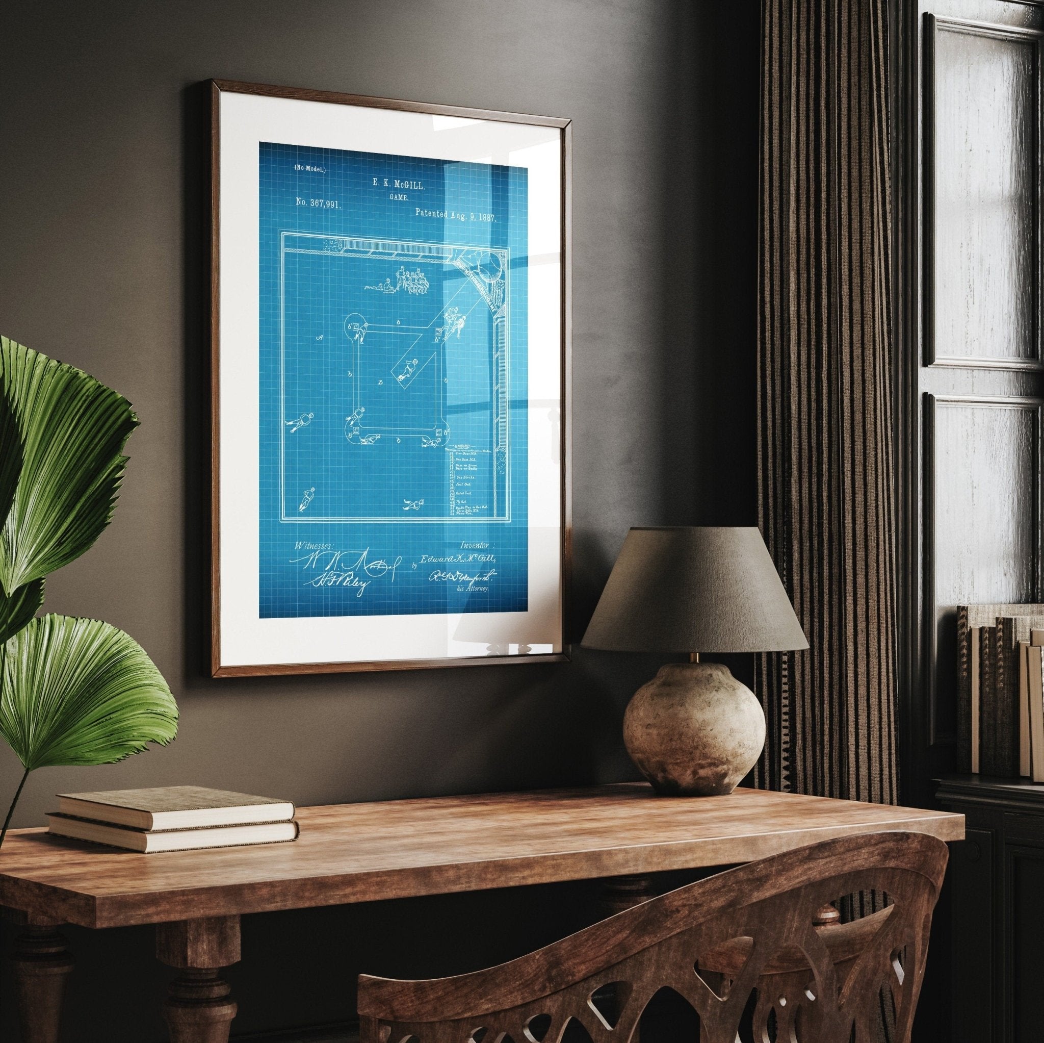 Our National Ball Game Patent Print - Magic Posters