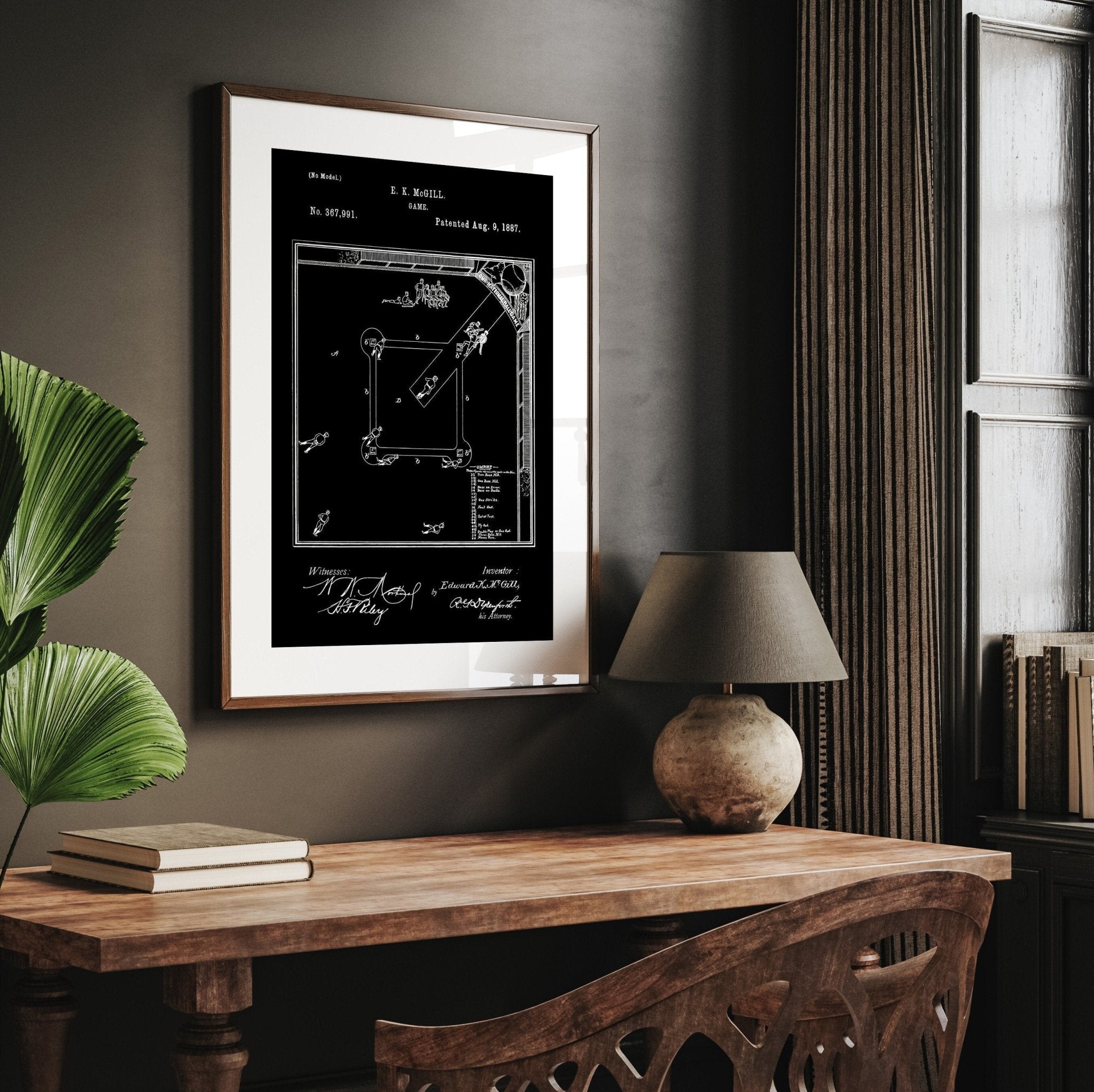 Our National Ball Game Patent Print - Magic Posters