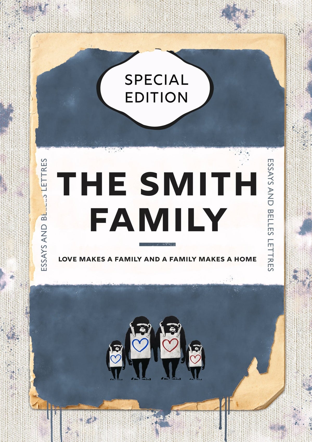 Personalised Book Cover Art Print (New Edition)