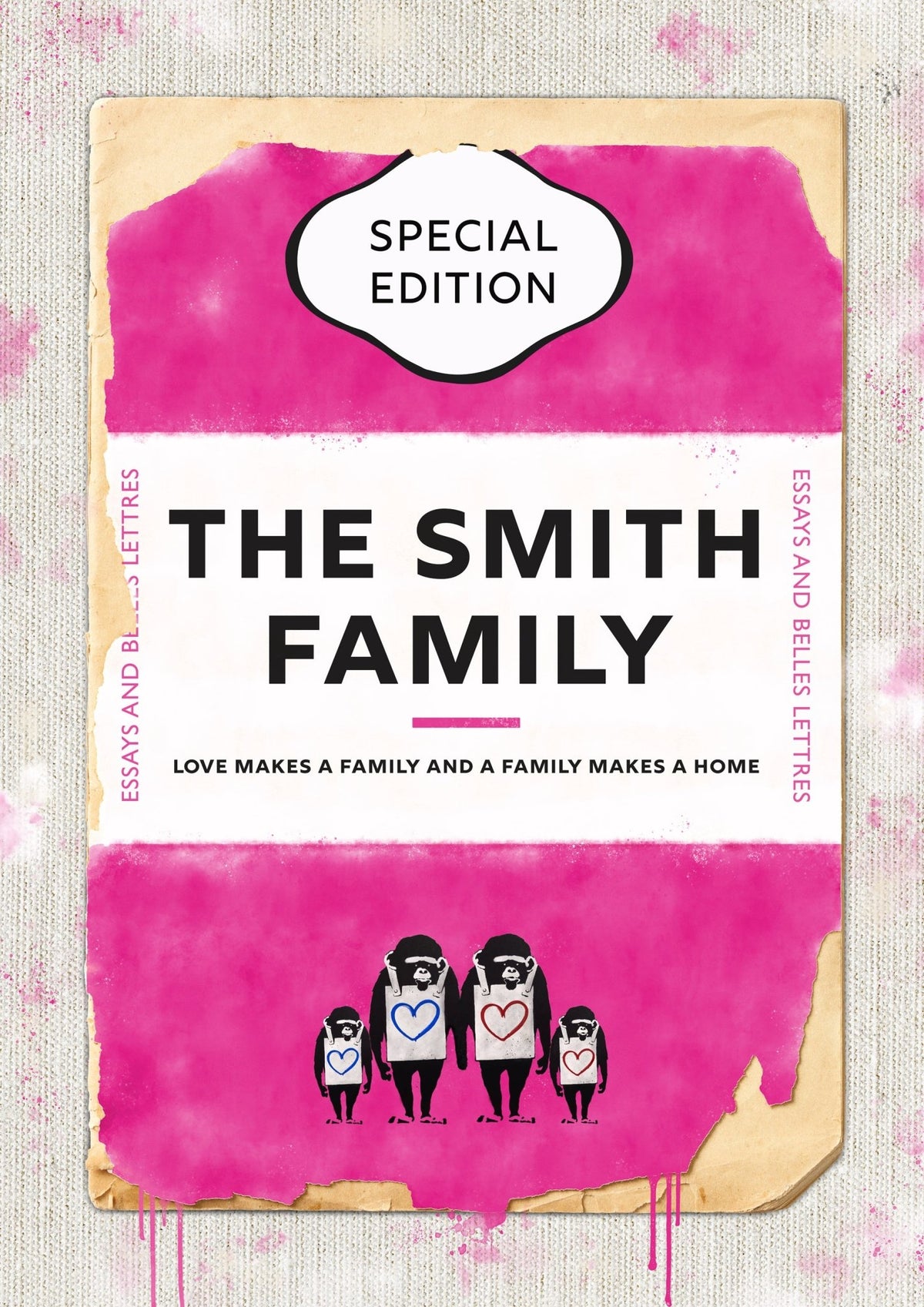 Personalised Book Cover Art Print (New Edition)