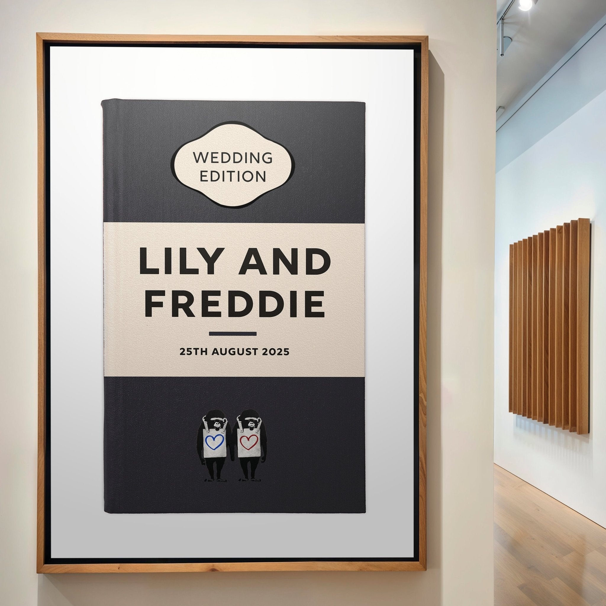 Personalised Book Cover Art Print (Classic Family Edition) - Magic Posters