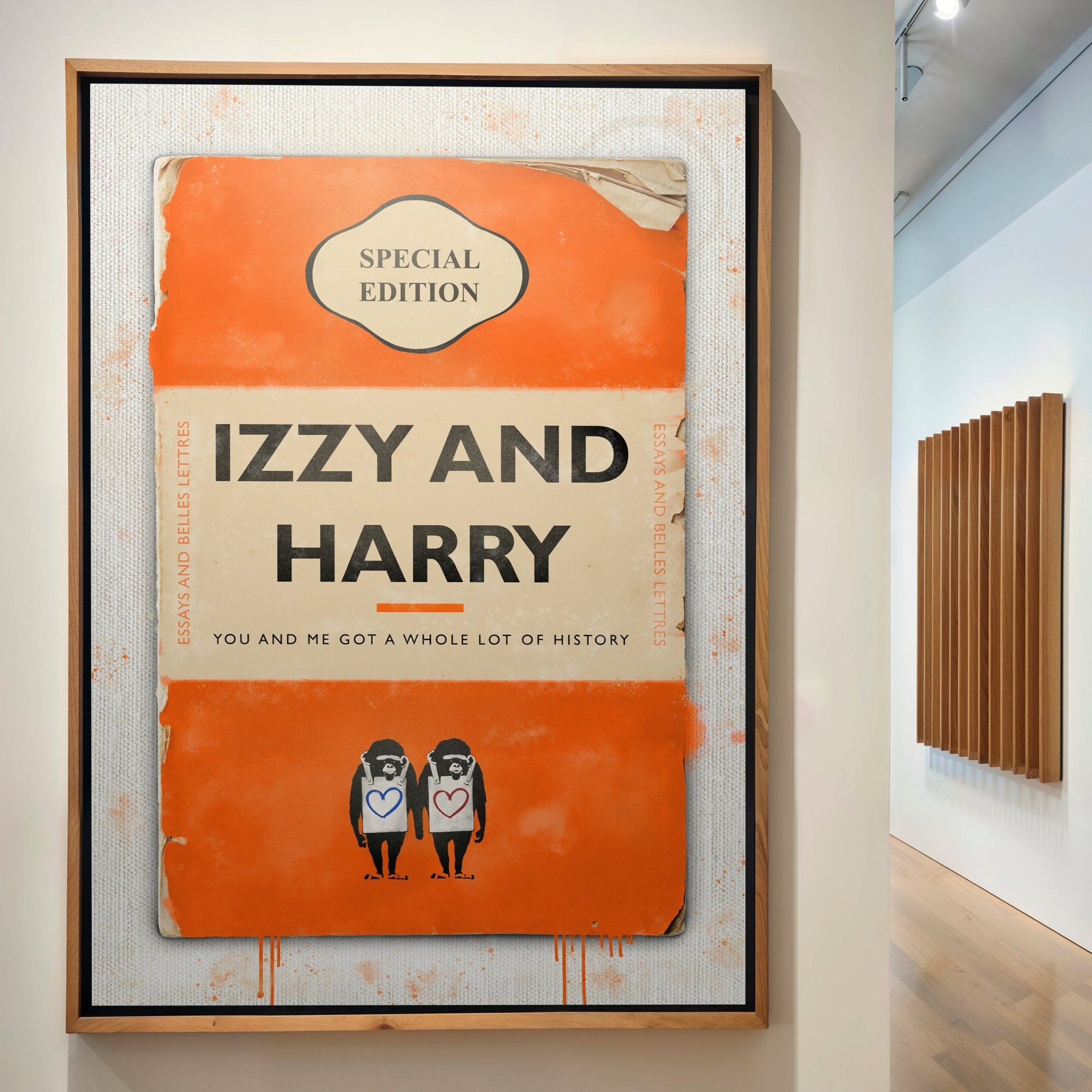 Personalised Book Cover Art Print (Couples Edition) - Magic Posters