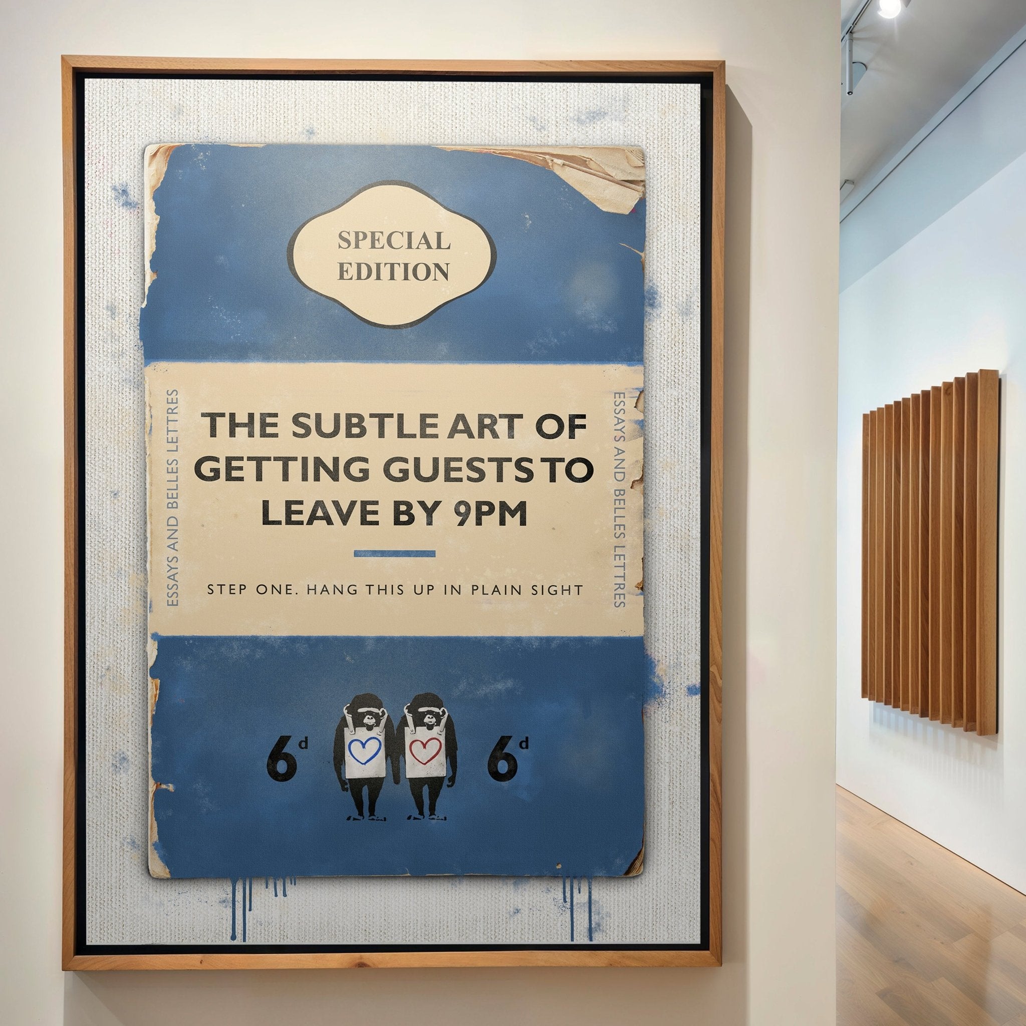 Personalised Book Cover Art Print (Dark Blue) - Magic Posters