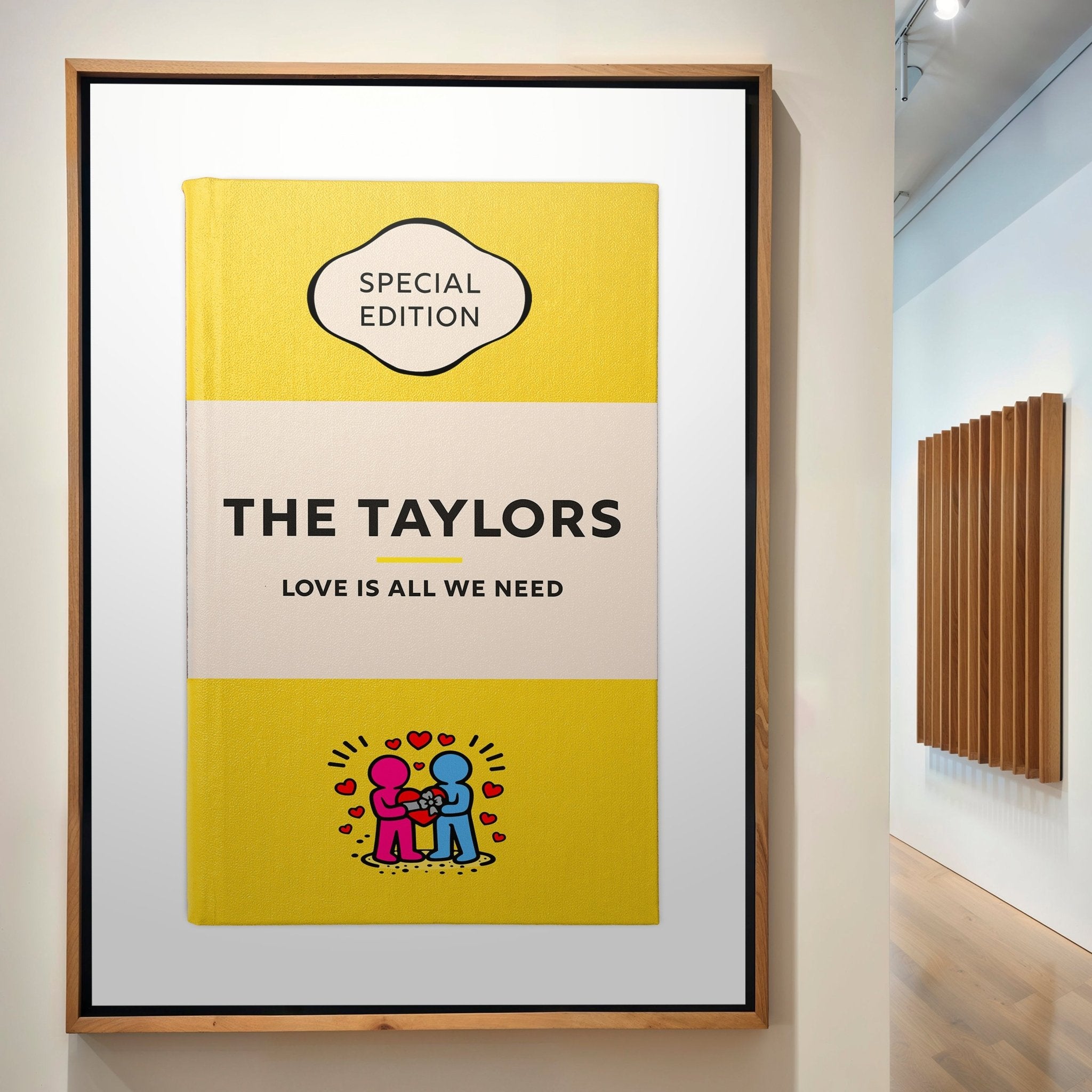 Personalised Book Cover Art Print (Family Pop Art Edition) - Magic Posters