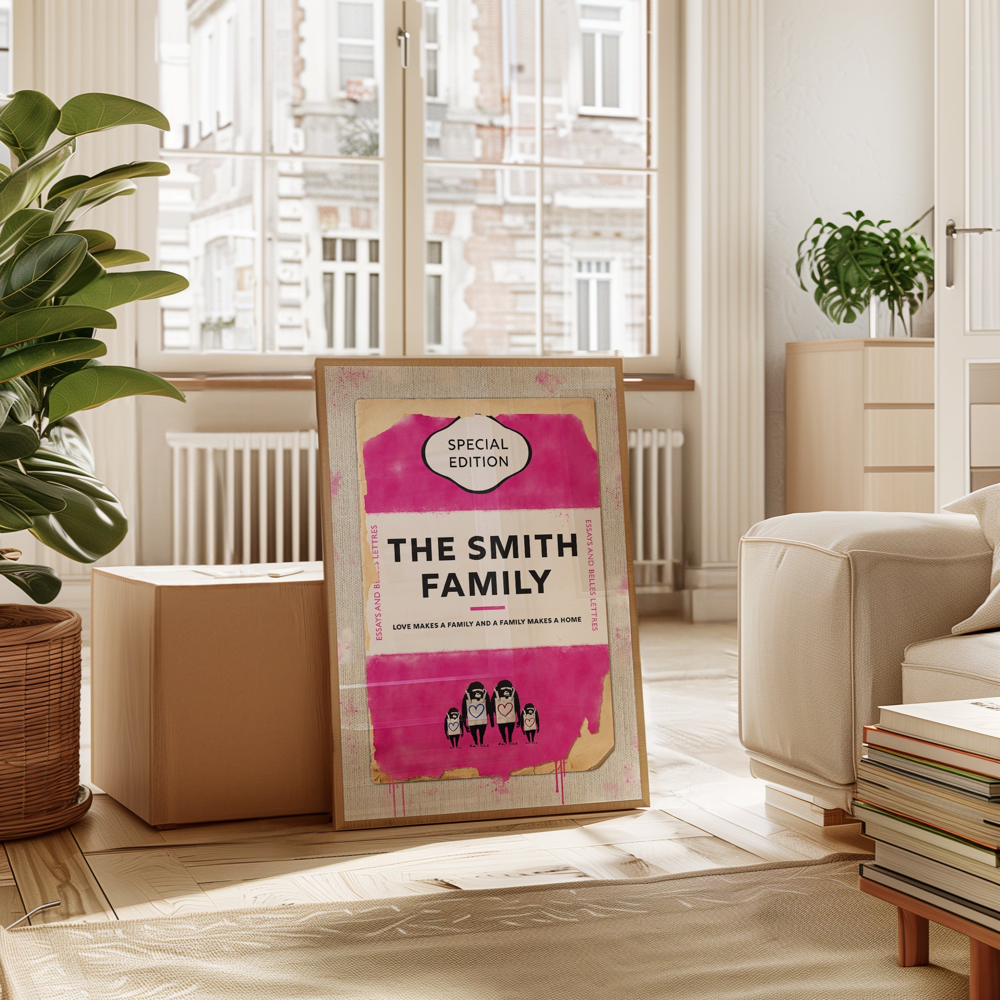 Personalised Book Cover Art Print (New Edition) - Magic Posters