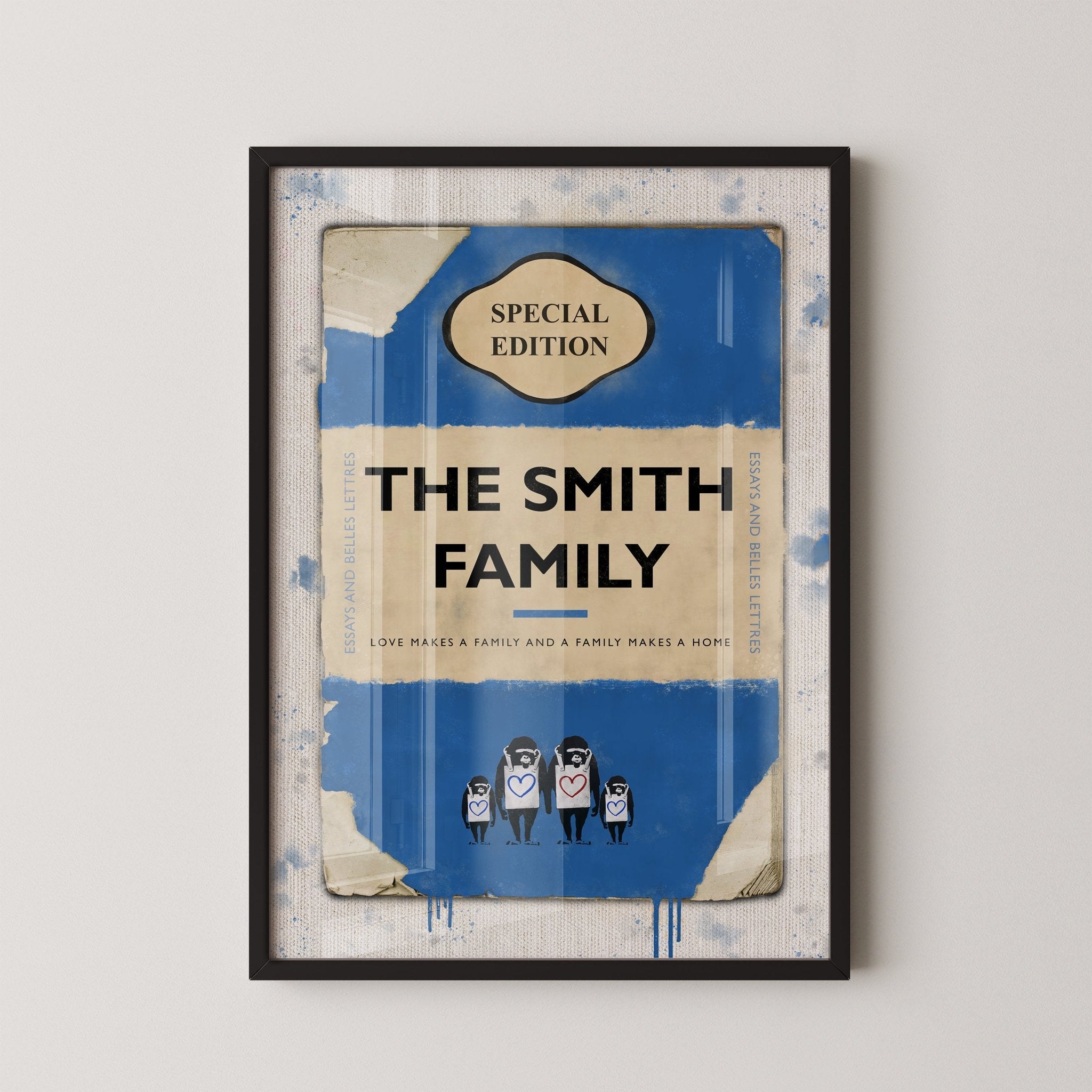 Personalised Book Cover Art Print (New Edition V2) - Magic Posters