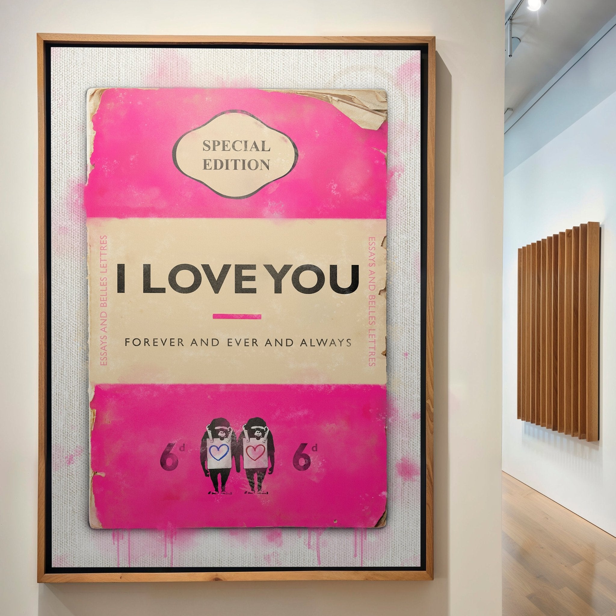 Personalised Book Cover Art Print (Pink) - Magic Posters