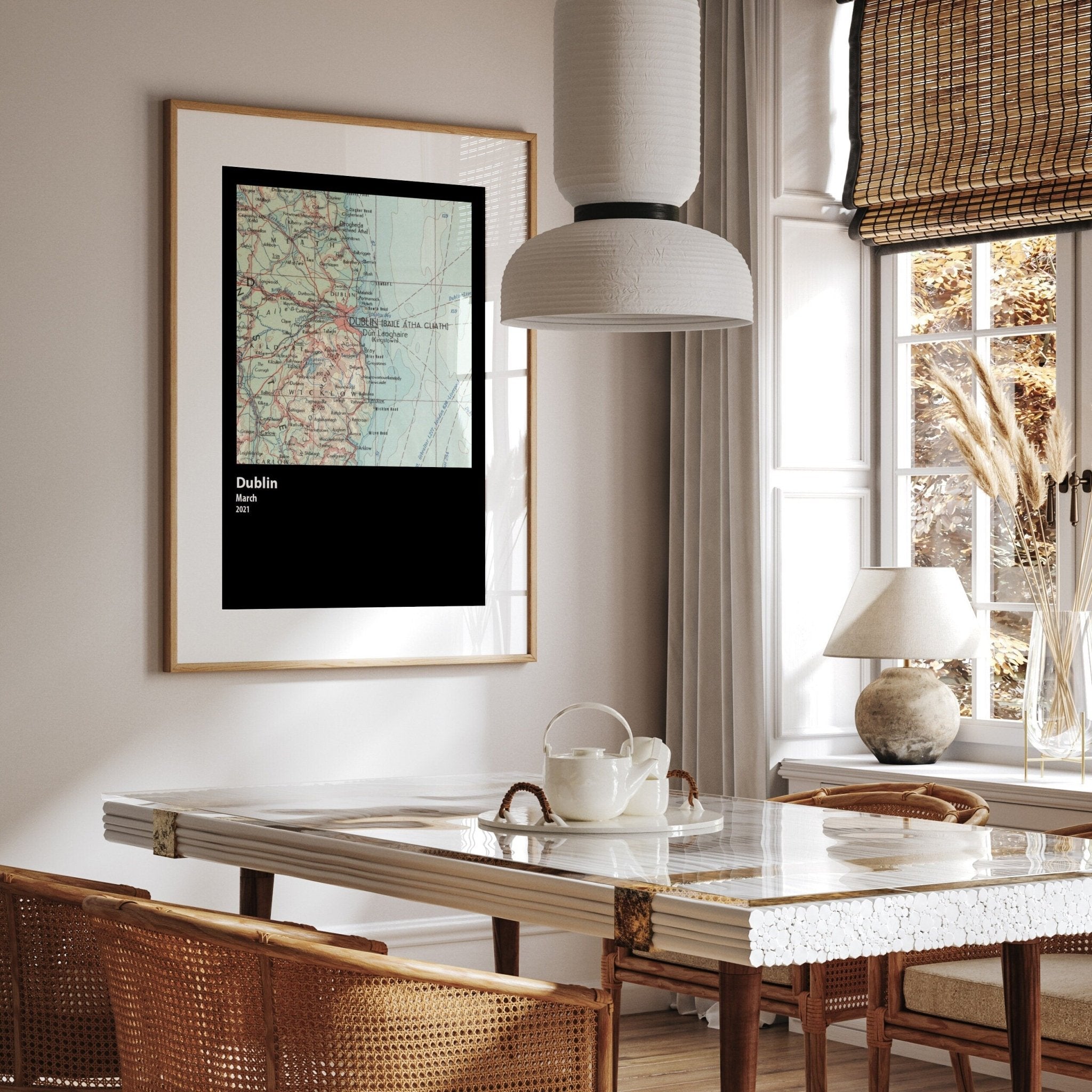 Personalised City Map Set Of 6 Prints - Magic Posters