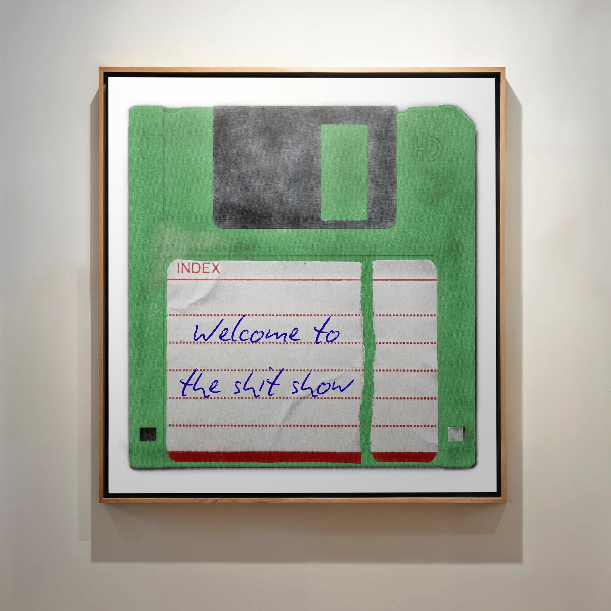 Personalised Floppy Disk Pop Art Print - Magic Posters