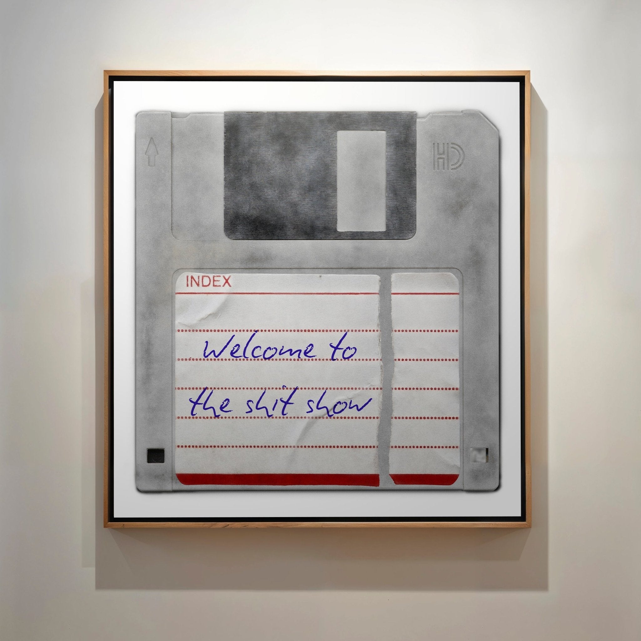 Personalised Floppy Disk Pop Art Print - Magic Posters