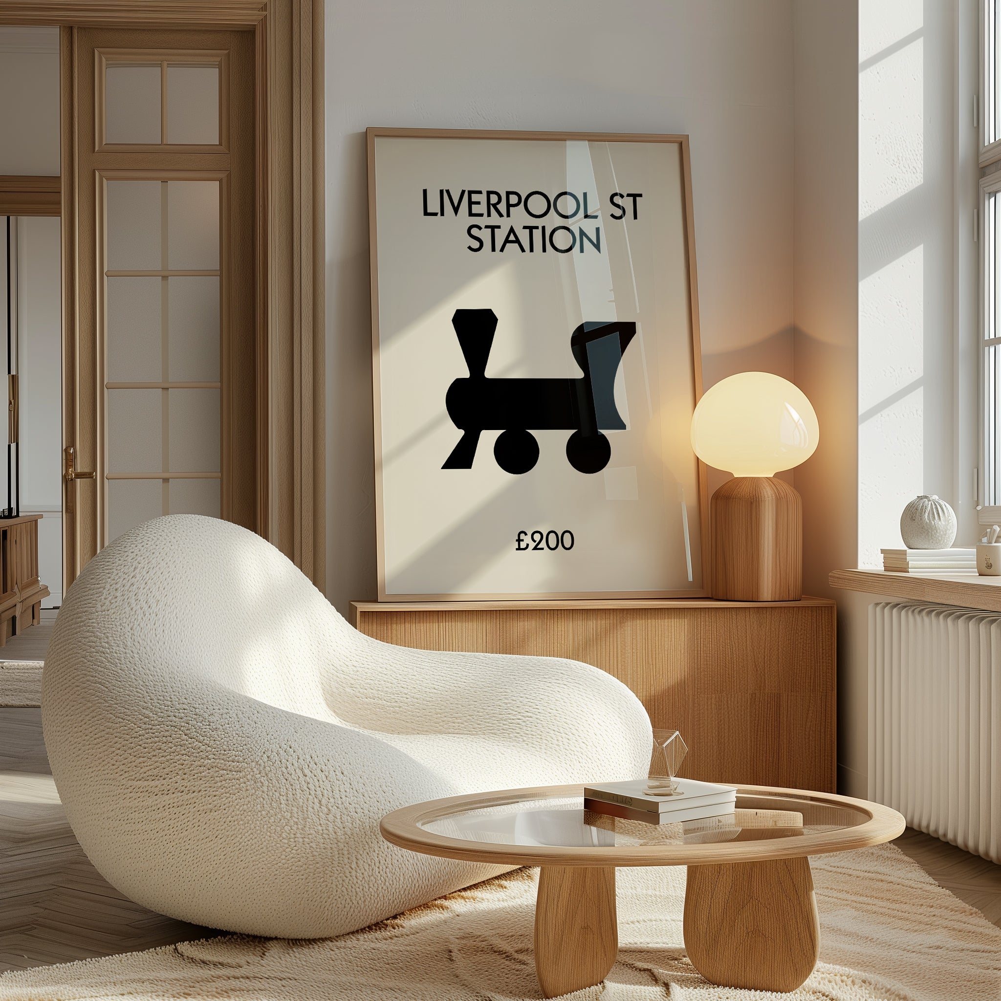 Personalised Game Board Prints (Cream) - Magic Posters