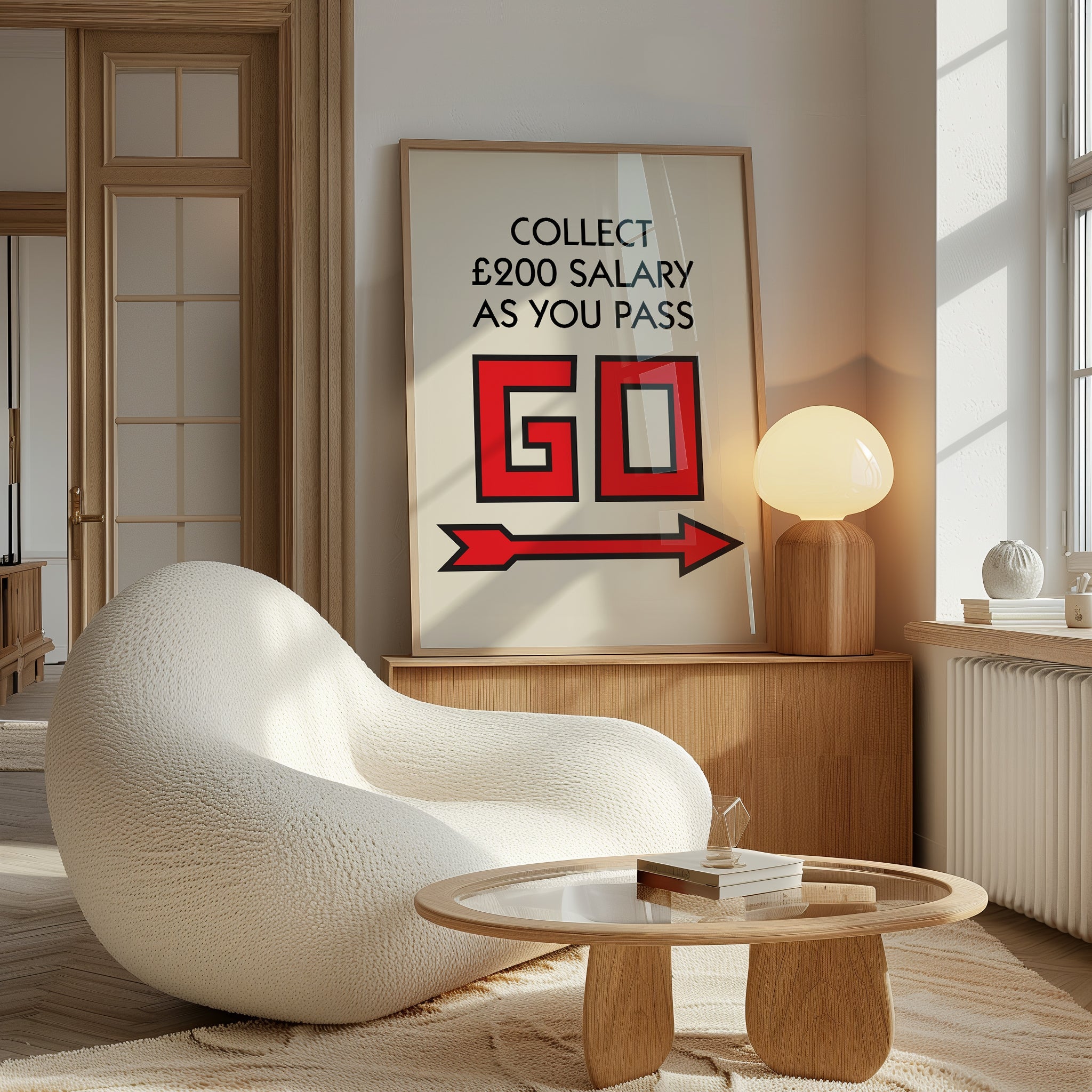 Personalised Game Board Prints (Cream) - Magic Posters