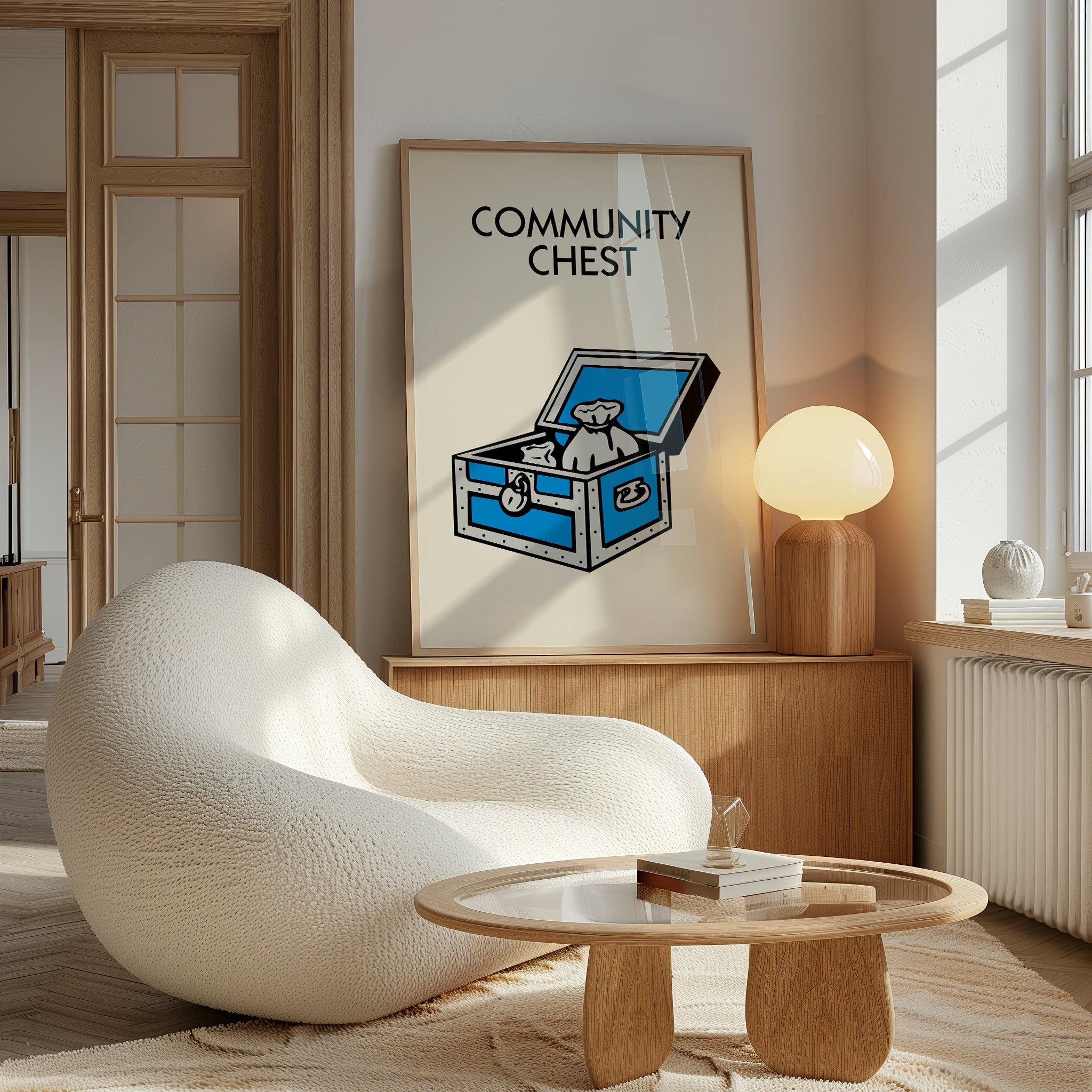 Personalised Game Board Prints (Cream) - Magic Posters