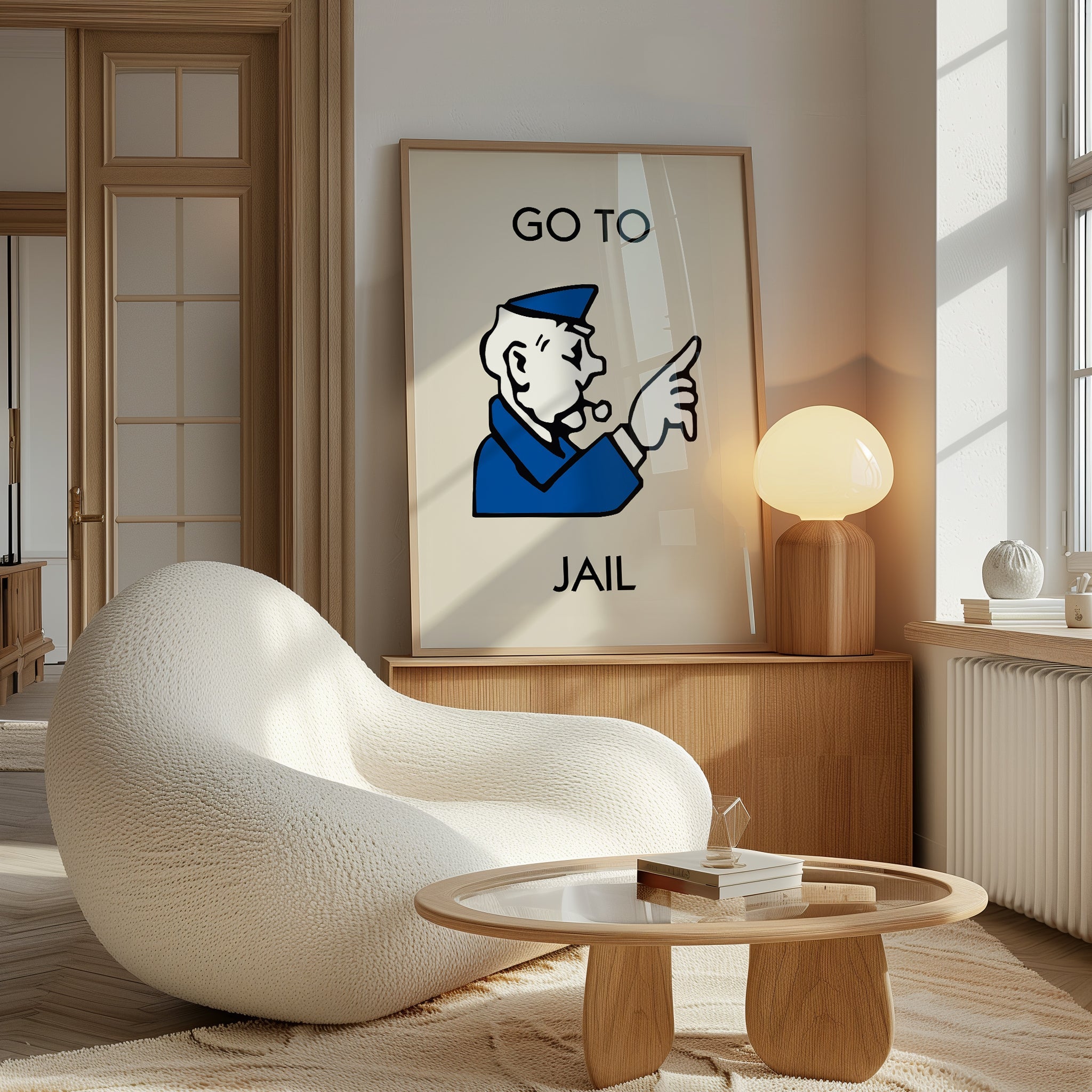 Personalised Game Board Prints (Cream) - Magic Posters