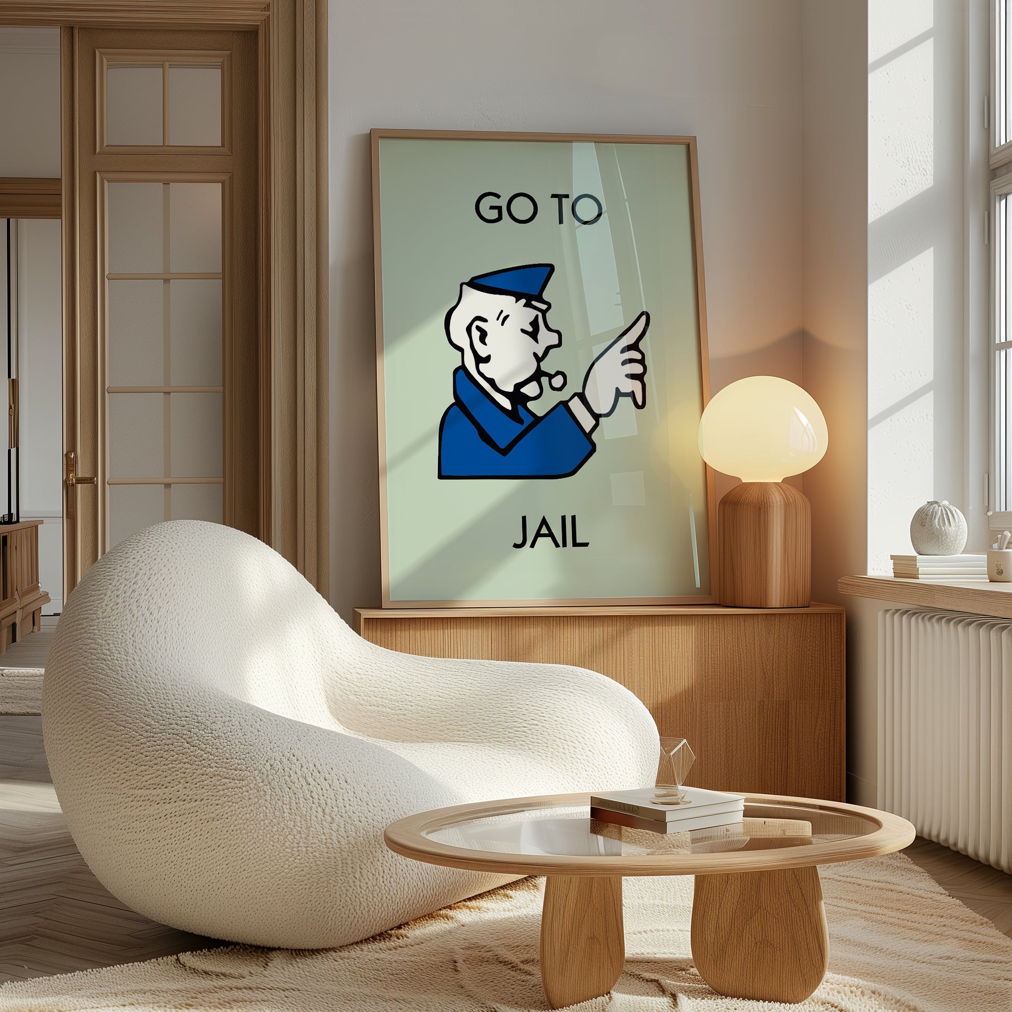 Personalised Game Board Prints (Light Green) - Magic Posters